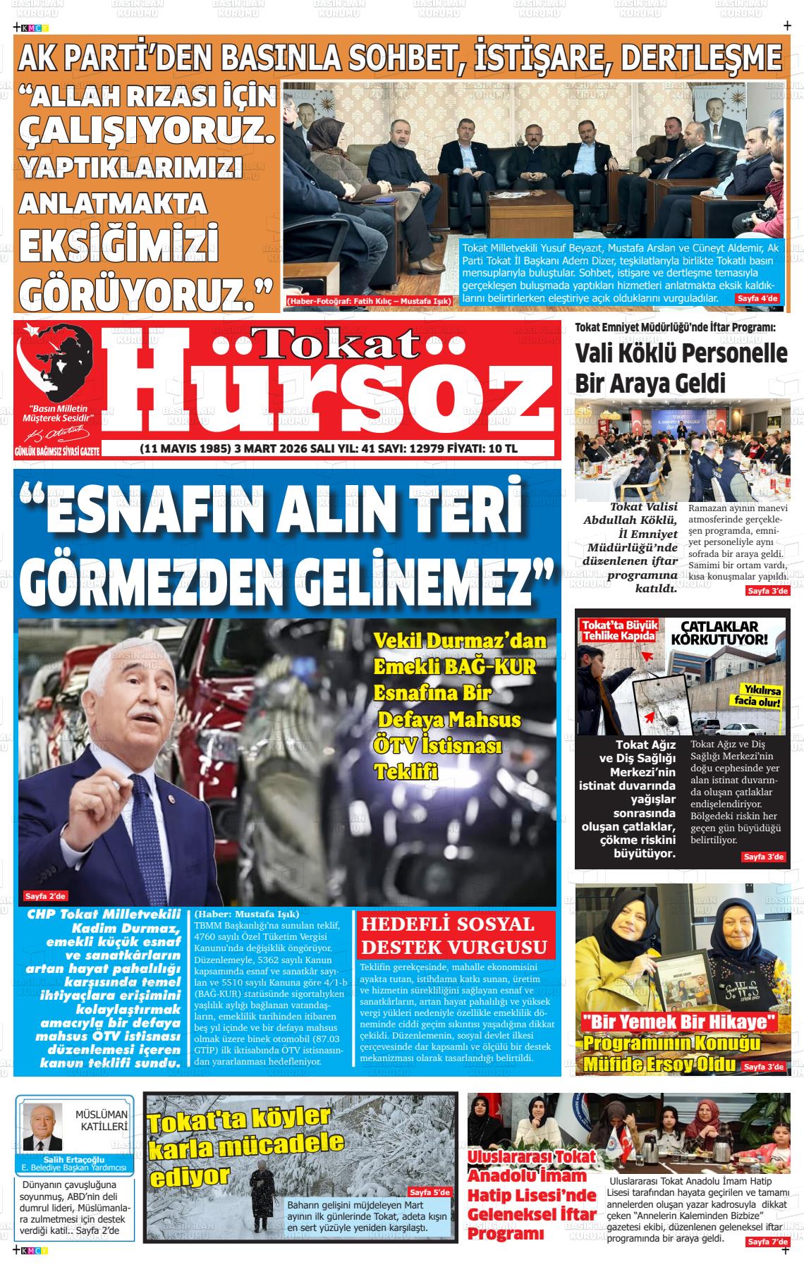Tokat Hursoz 03.03.2026