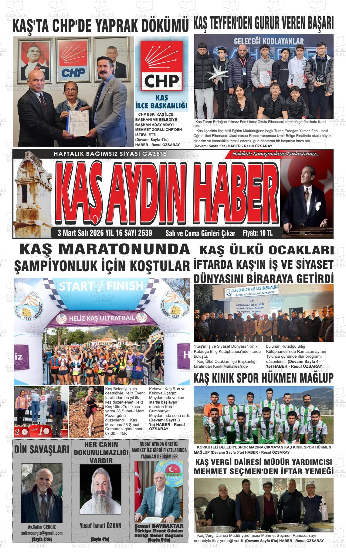 Antalya Kasaydinheber 03.03.2026