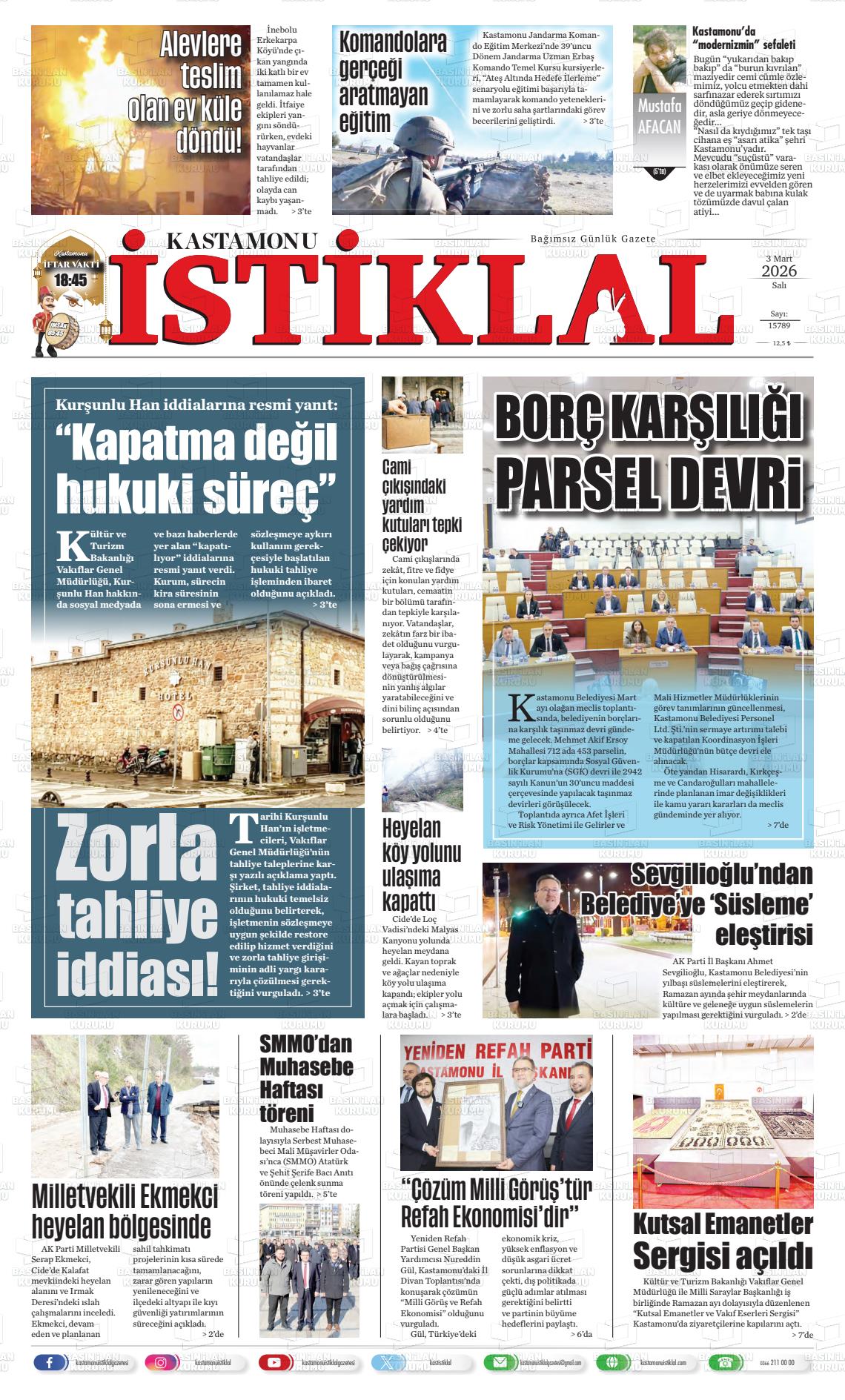 Kastamonu 03.03.2026