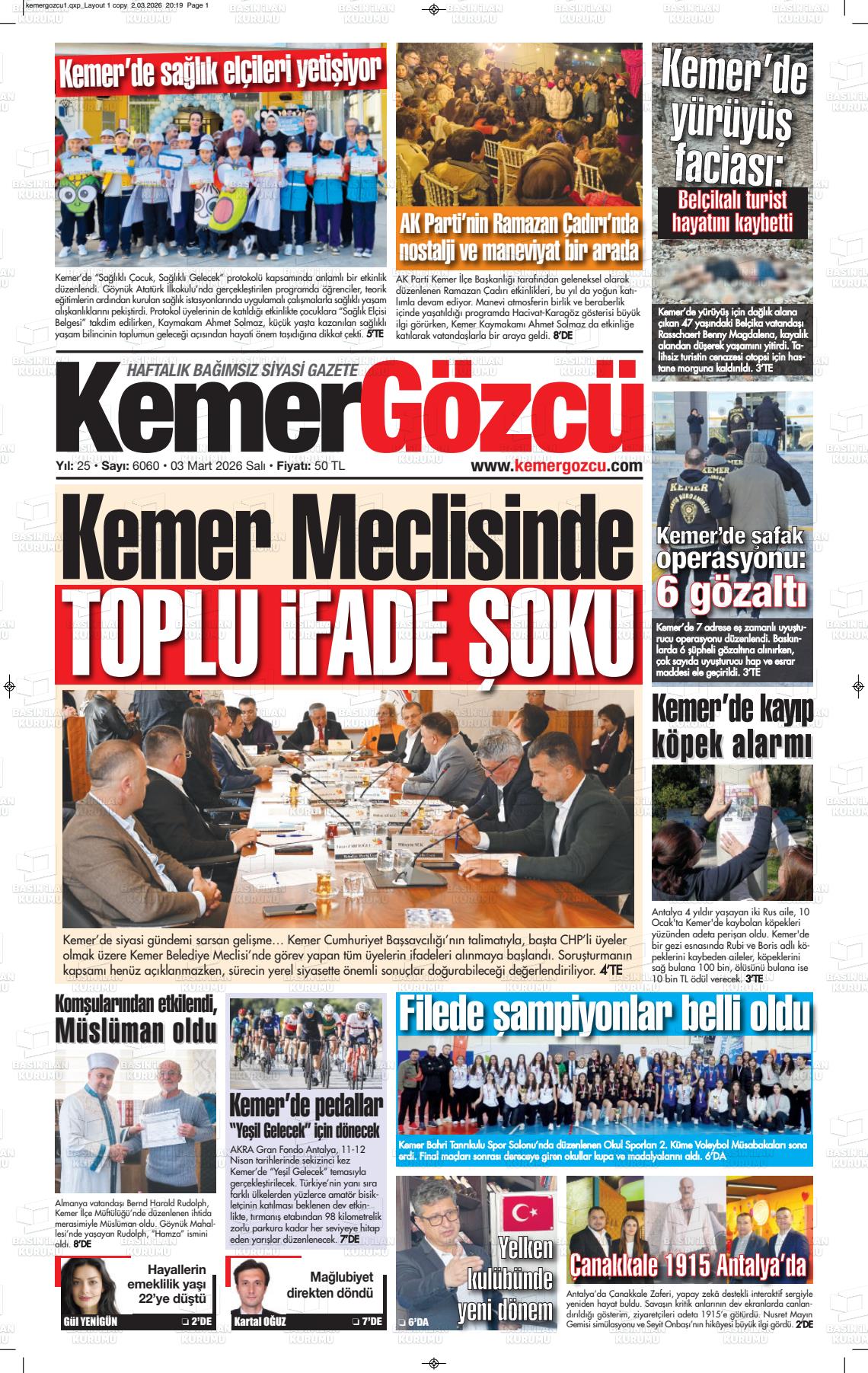 Antalya Kemergozcu 03.03.2026