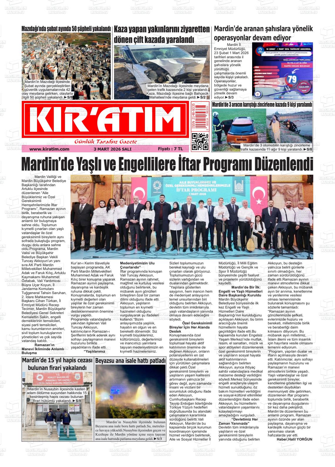 Mardin Kiratim 03.03.2026