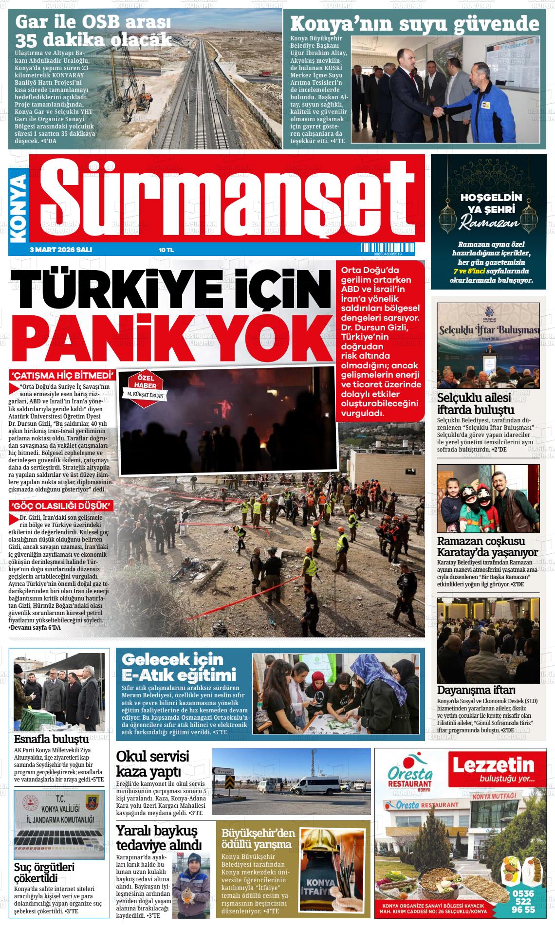 Konya Ninsesi 03.03.2026