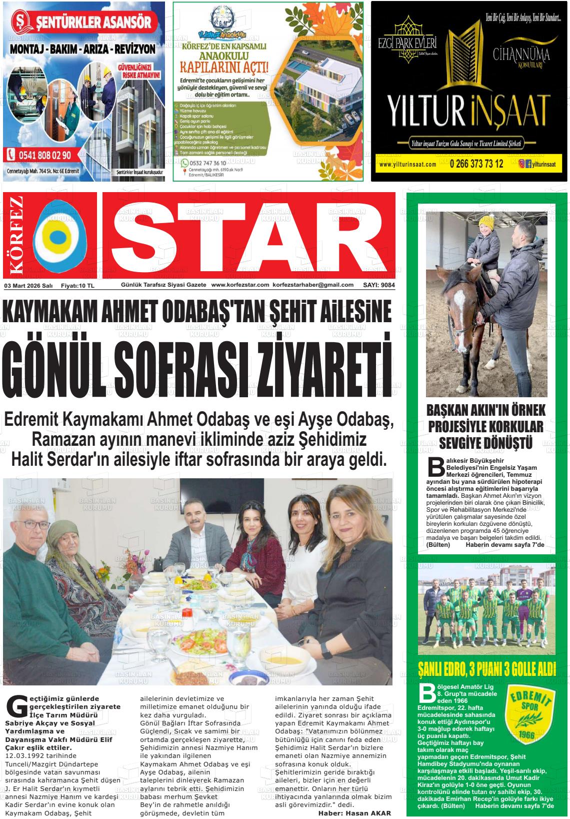 Balikesir Korfezstar 03.03.2026