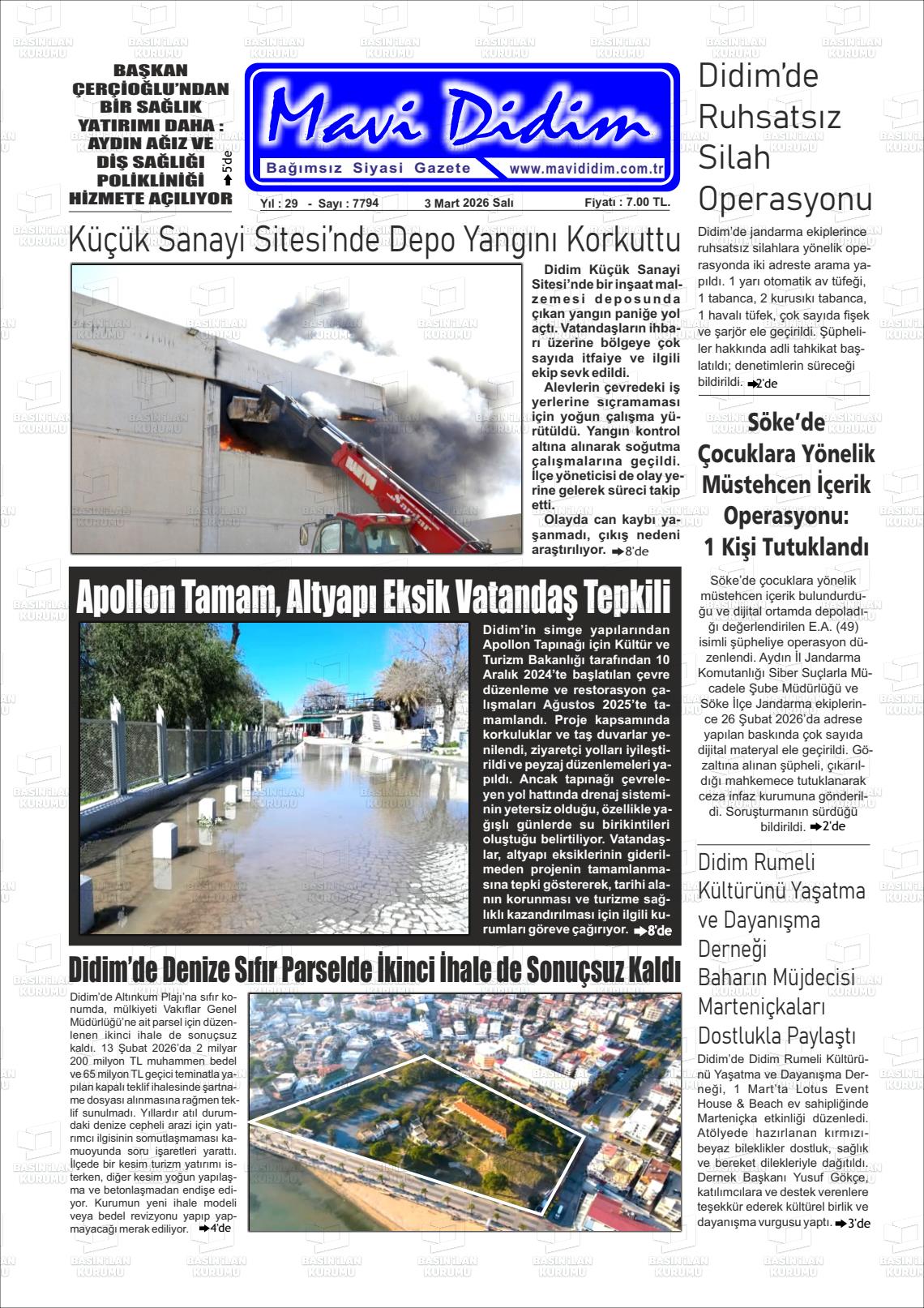 Aydin Mavididim 03.03.2026