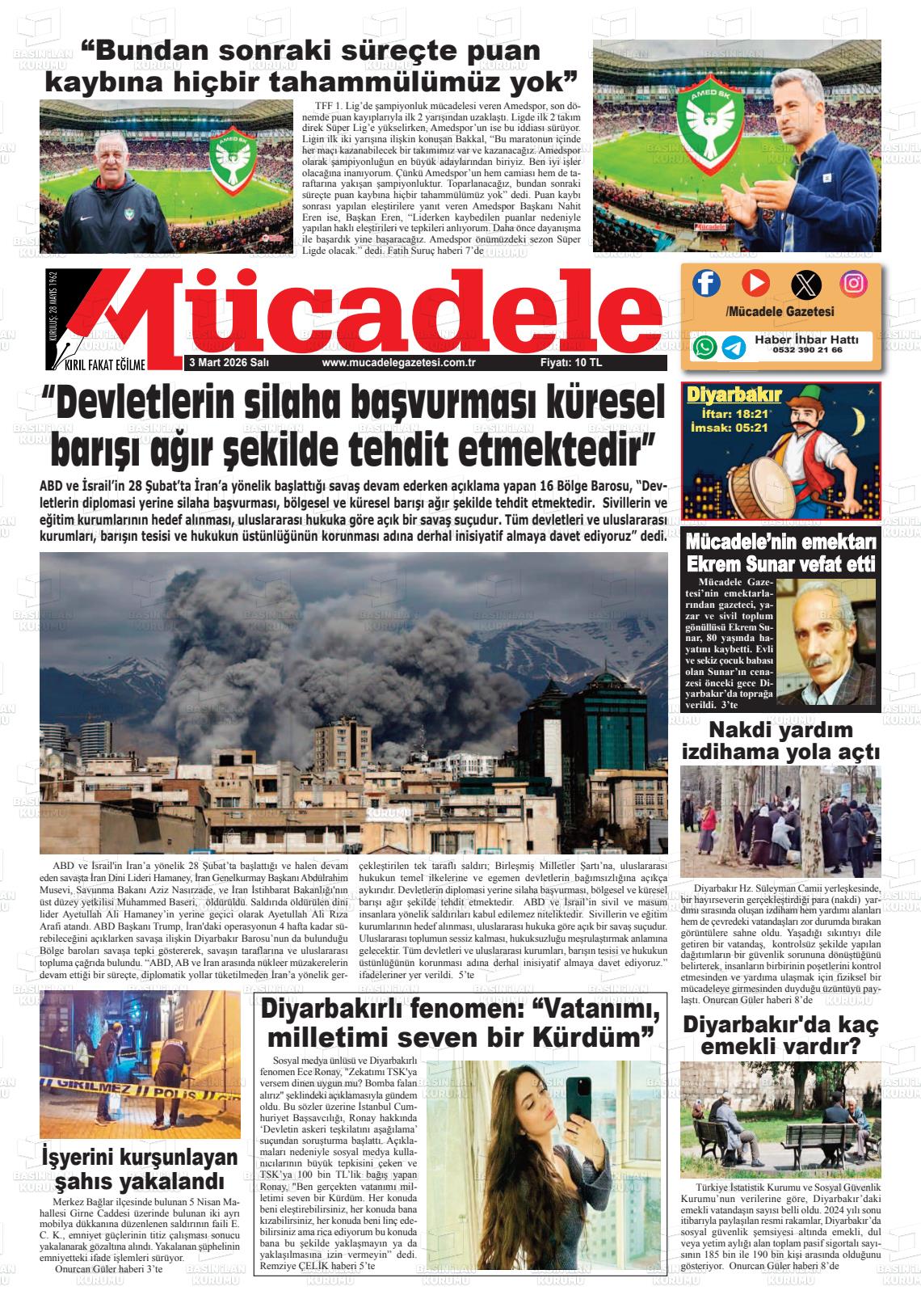 Diyarbakir Mucadele 03.03.2026