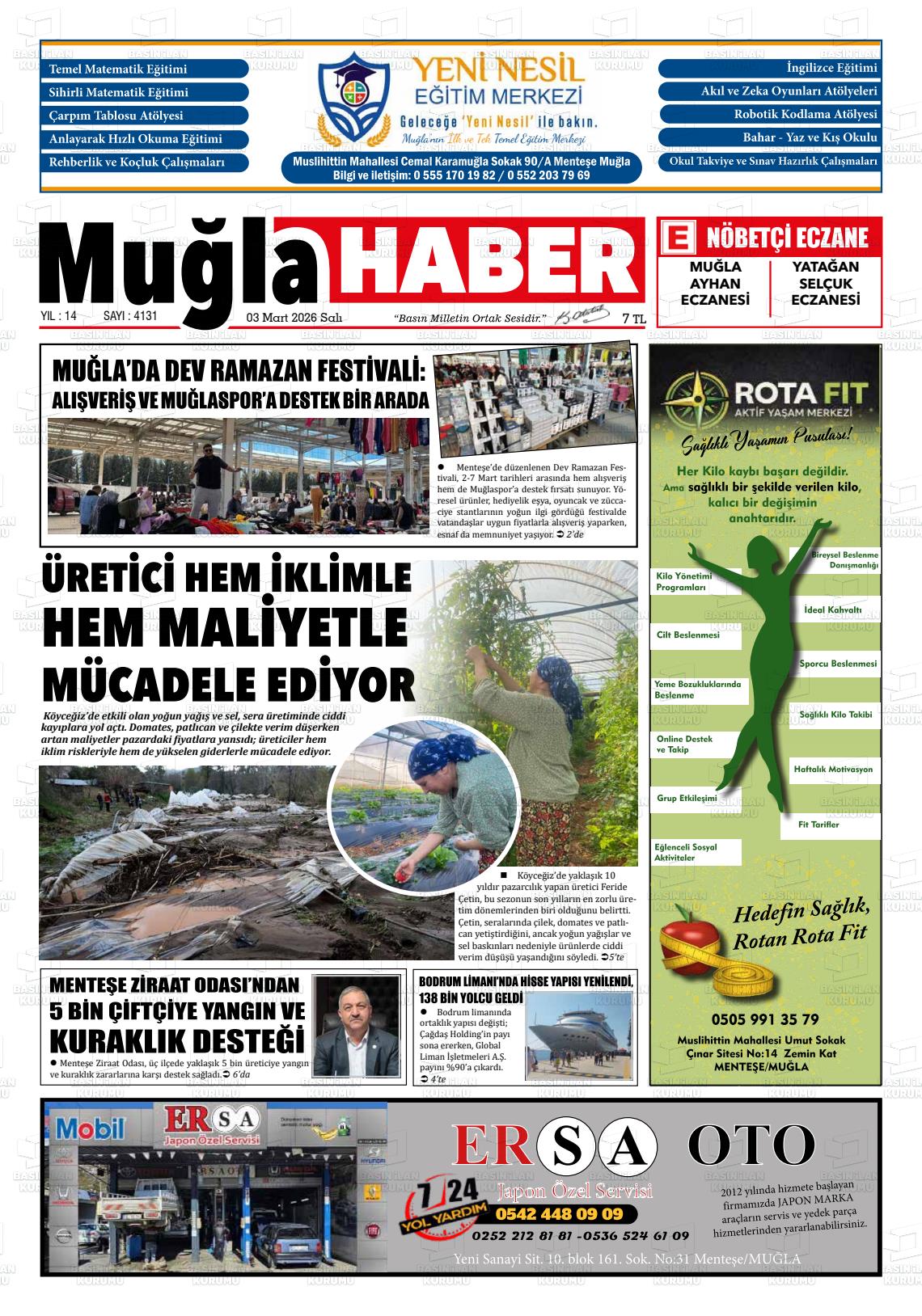 Mugla Haber 03.03.2026