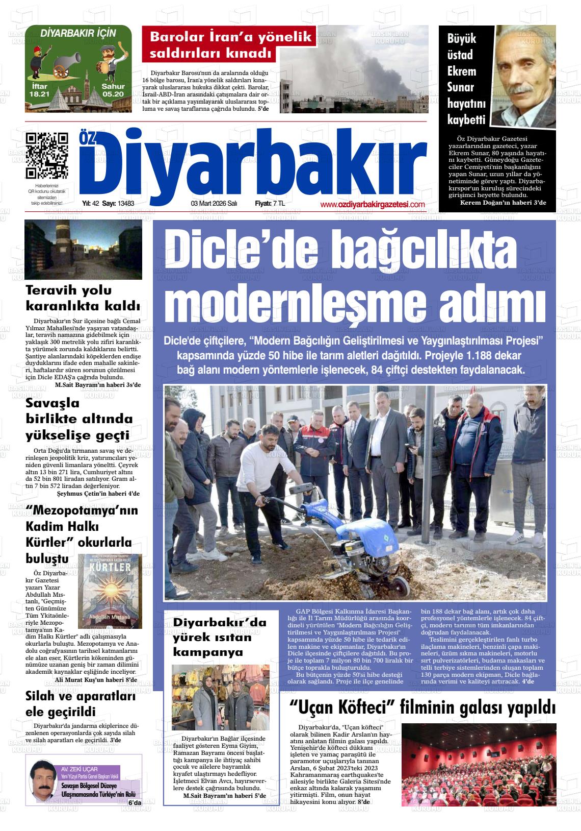 Diyarbakir Oz 03.03.2026