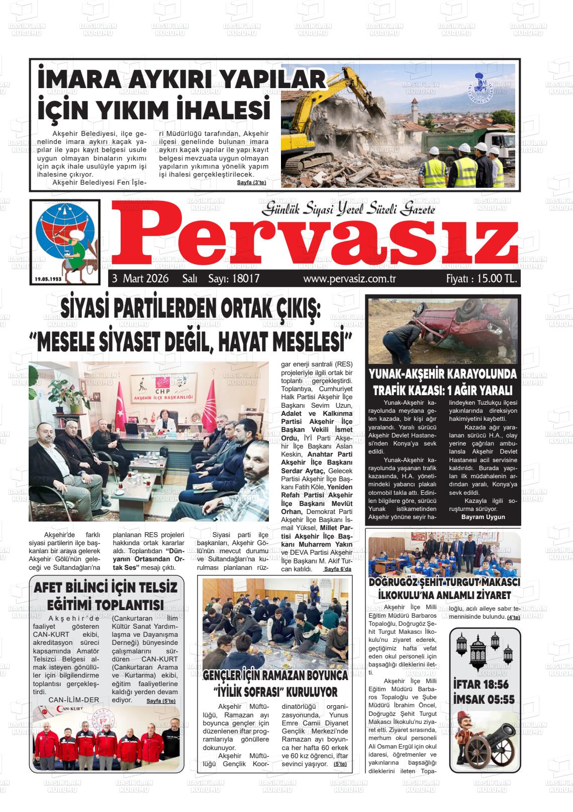 Konya Pervasiz 03.03.2026