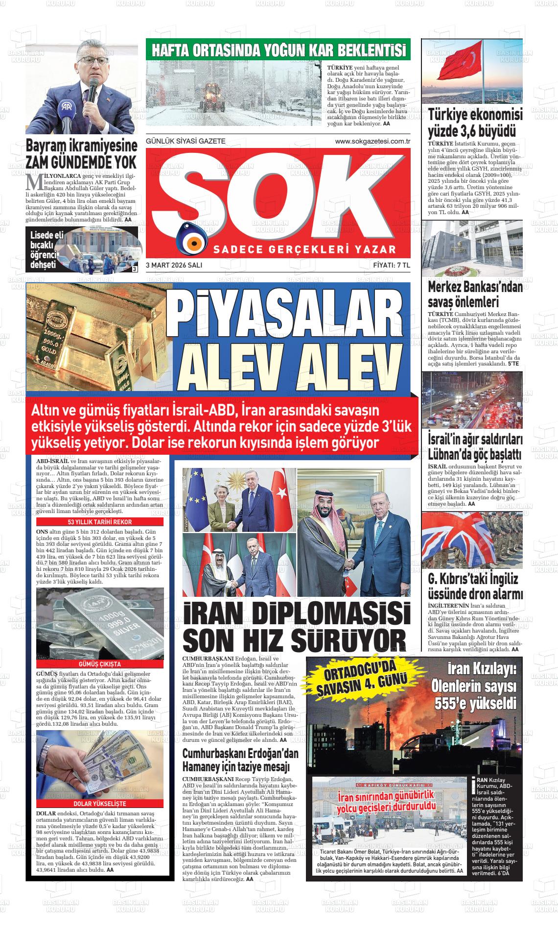 Istanbul Sok 03.03.2026