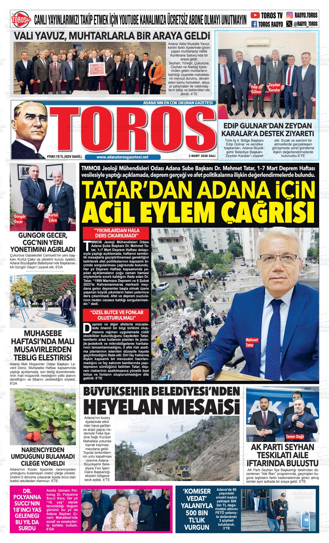 Antalya Toros 03.03.2026