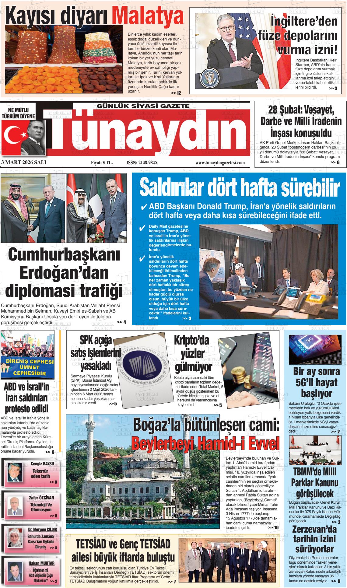 Istanbul Tunaydin 03.03.2026