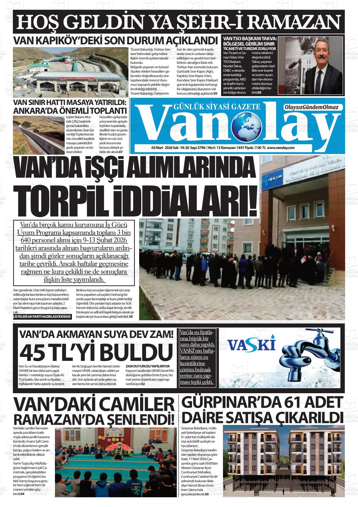 Van Olay 03.03.2026