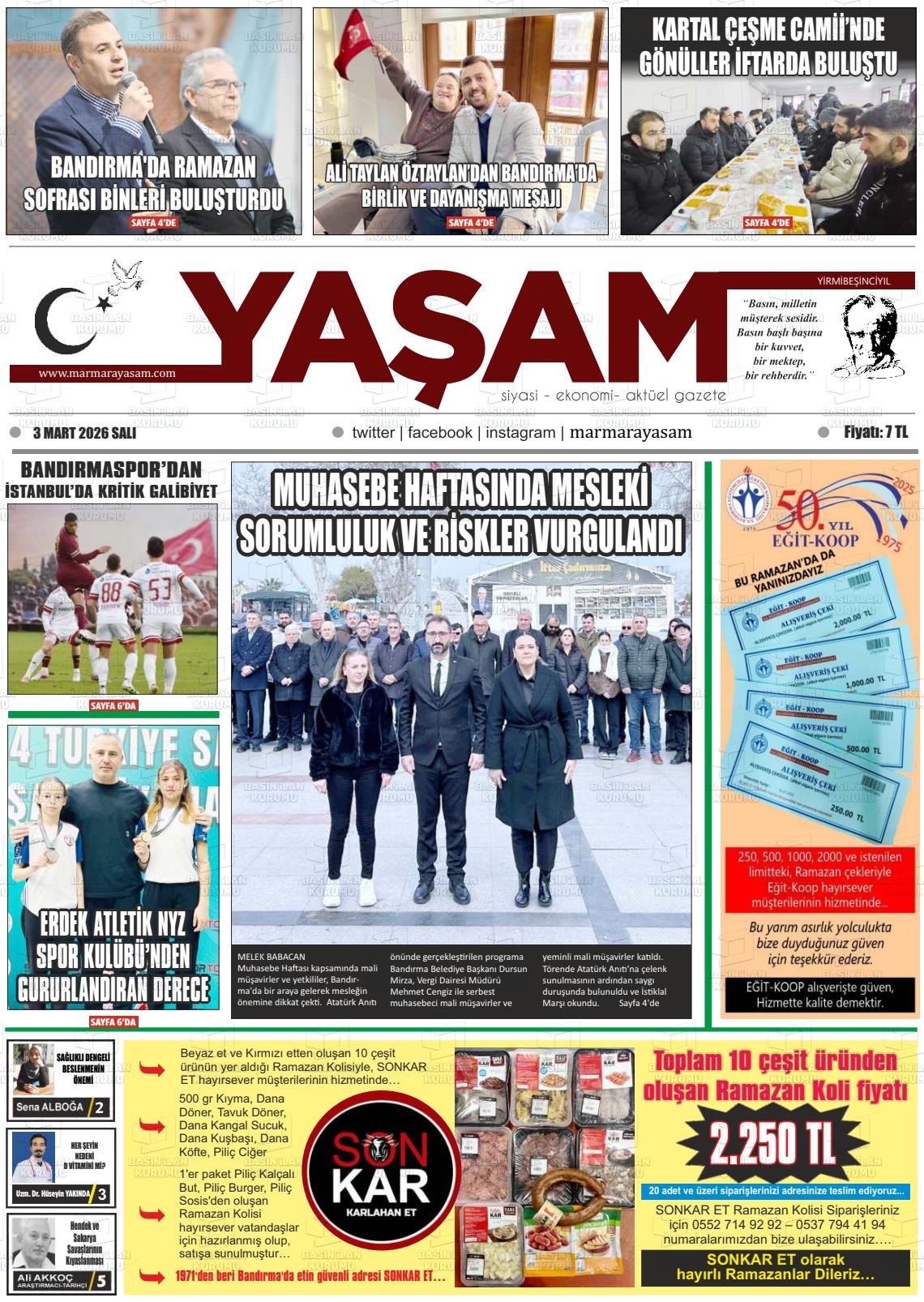 Canakkale Yasam 03.03.2026