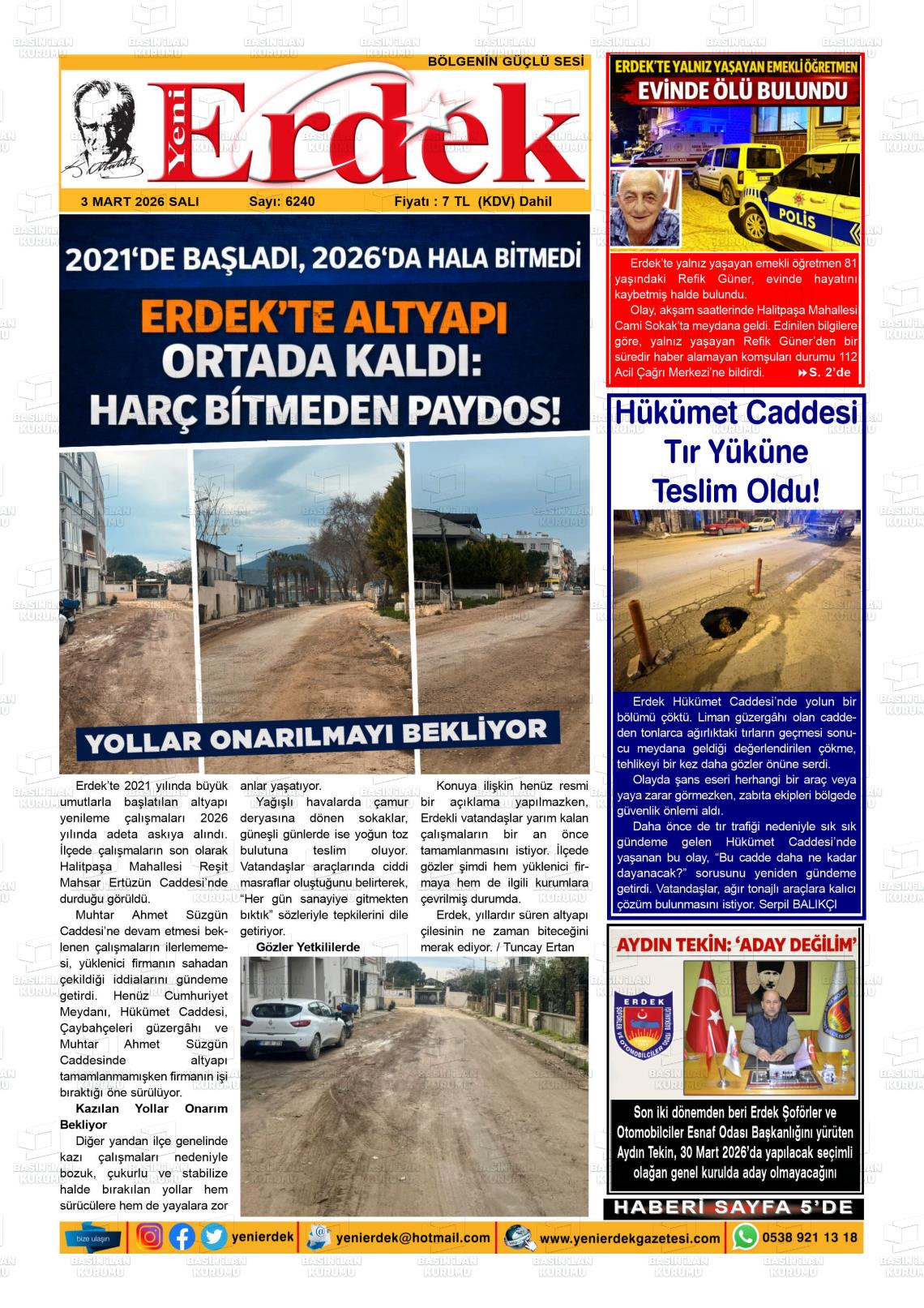 Balikesir Yenierdek 03.03.2026