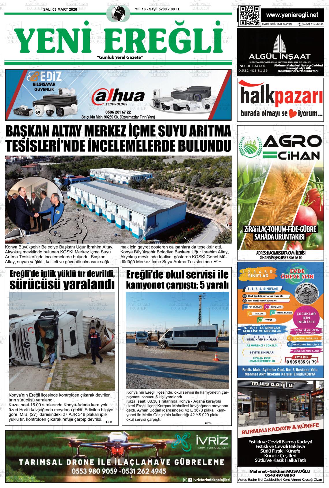 Konya Yenieregli 03.03.2026