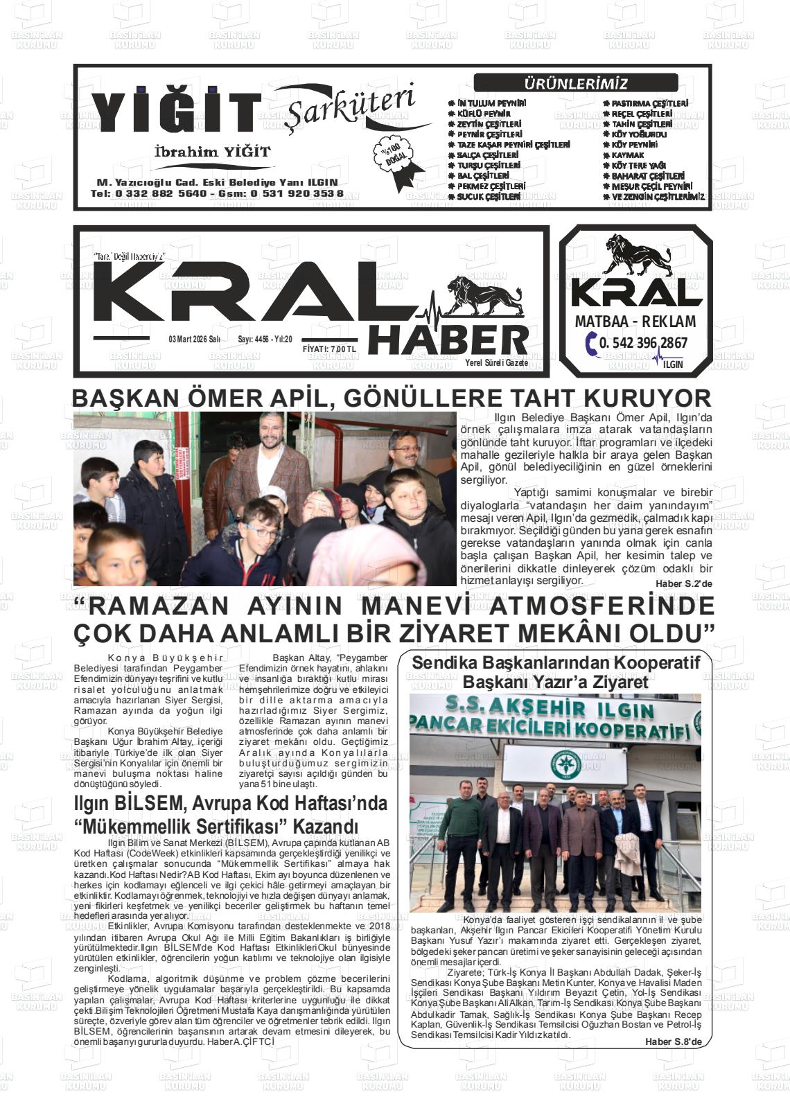 Konya Yeniilginpostasi 03.03.2026