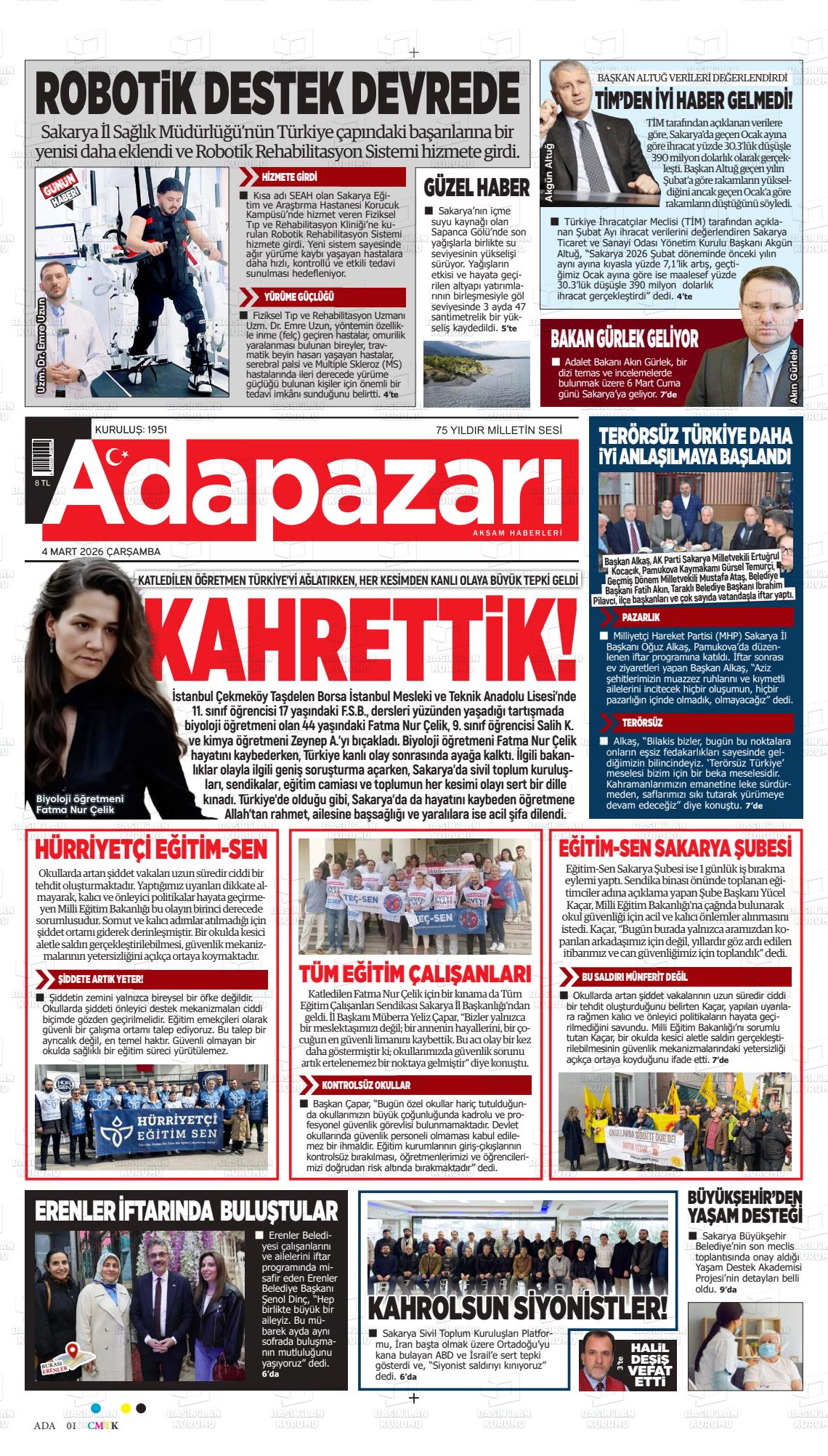 Sakarya Adapazariaksamhaberleri 04.03.2026
