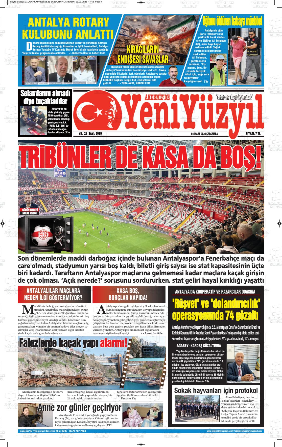 Antalya Akdenizdeyeniyuzyil 04.03.2026