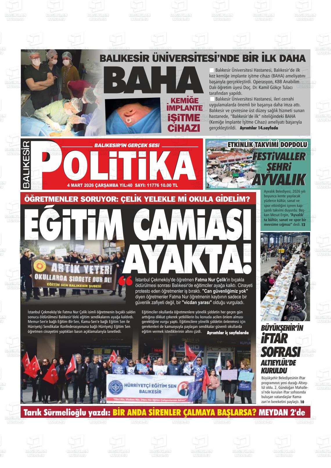 Balikesir Politika 04.03.2026