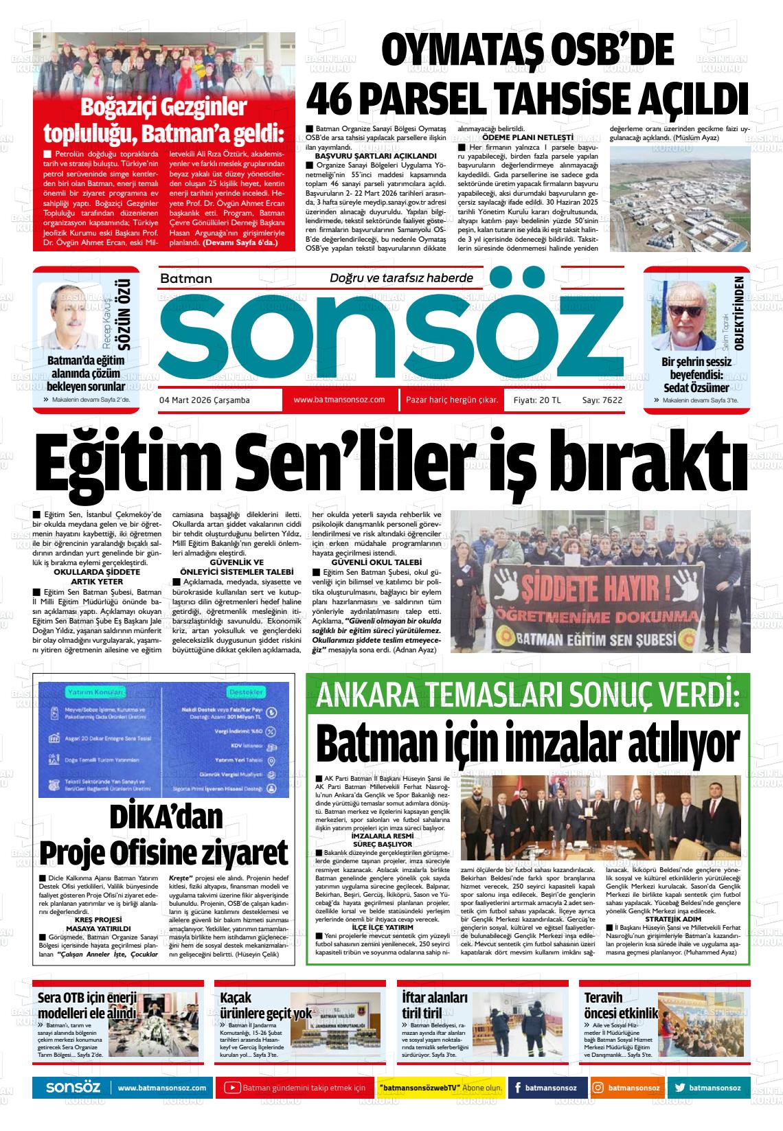 Batman Sonsoz 04.03.2026