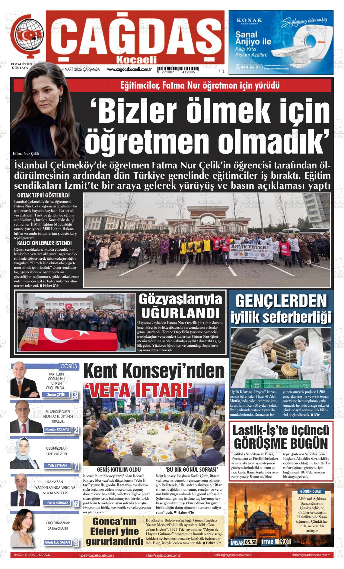 Kocaeli Cagdas 04.03.2026