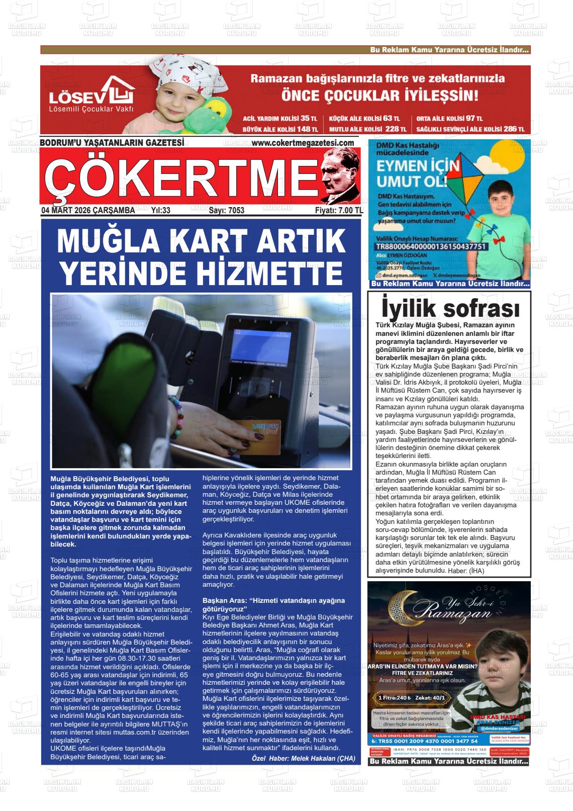 Mugla Cokertme 04.03.2026