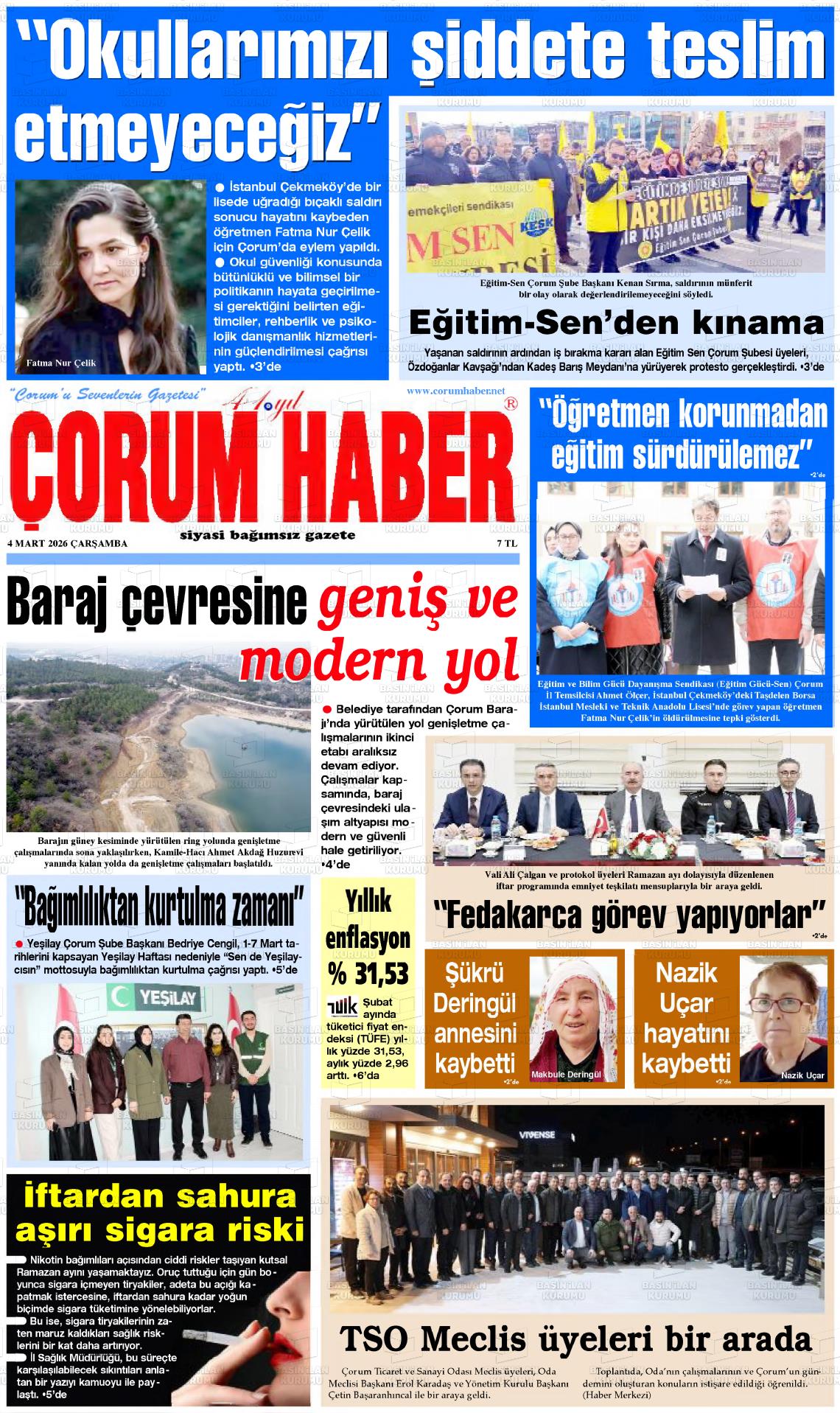 Corum Haber 04.03.2026