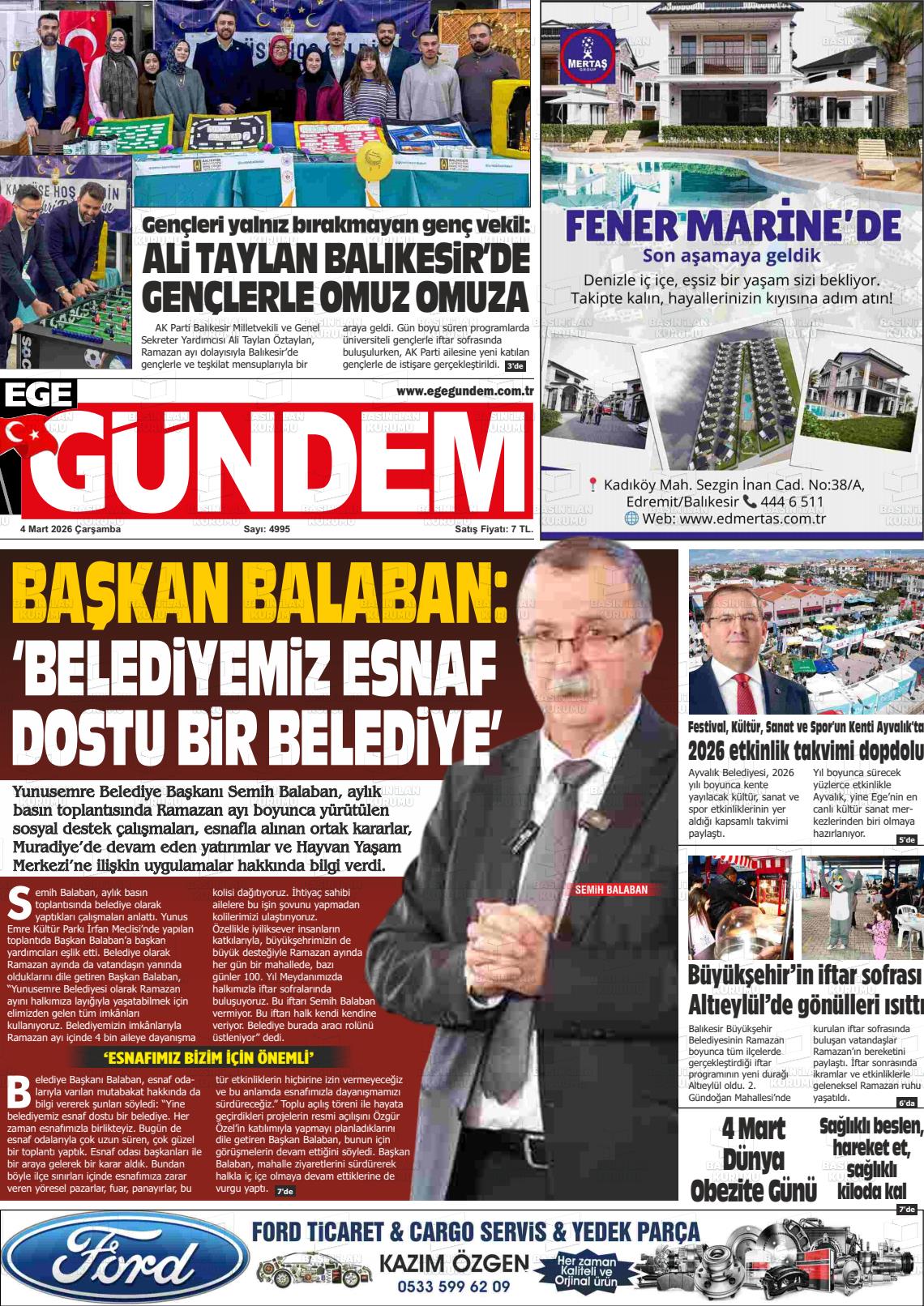 Balikesir Egegundem 04.03.2026