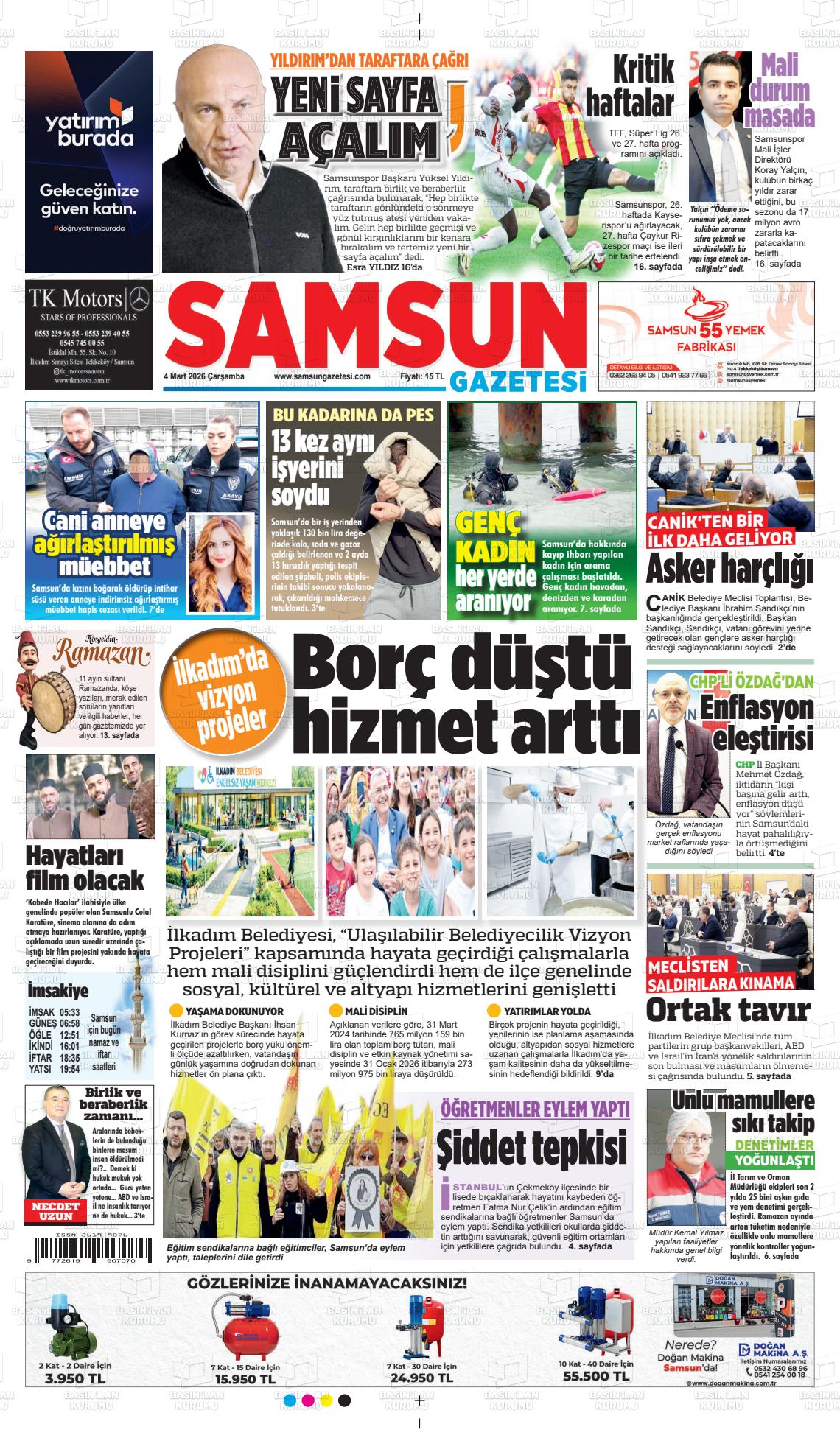 Samsun Ekip 04.03.2026