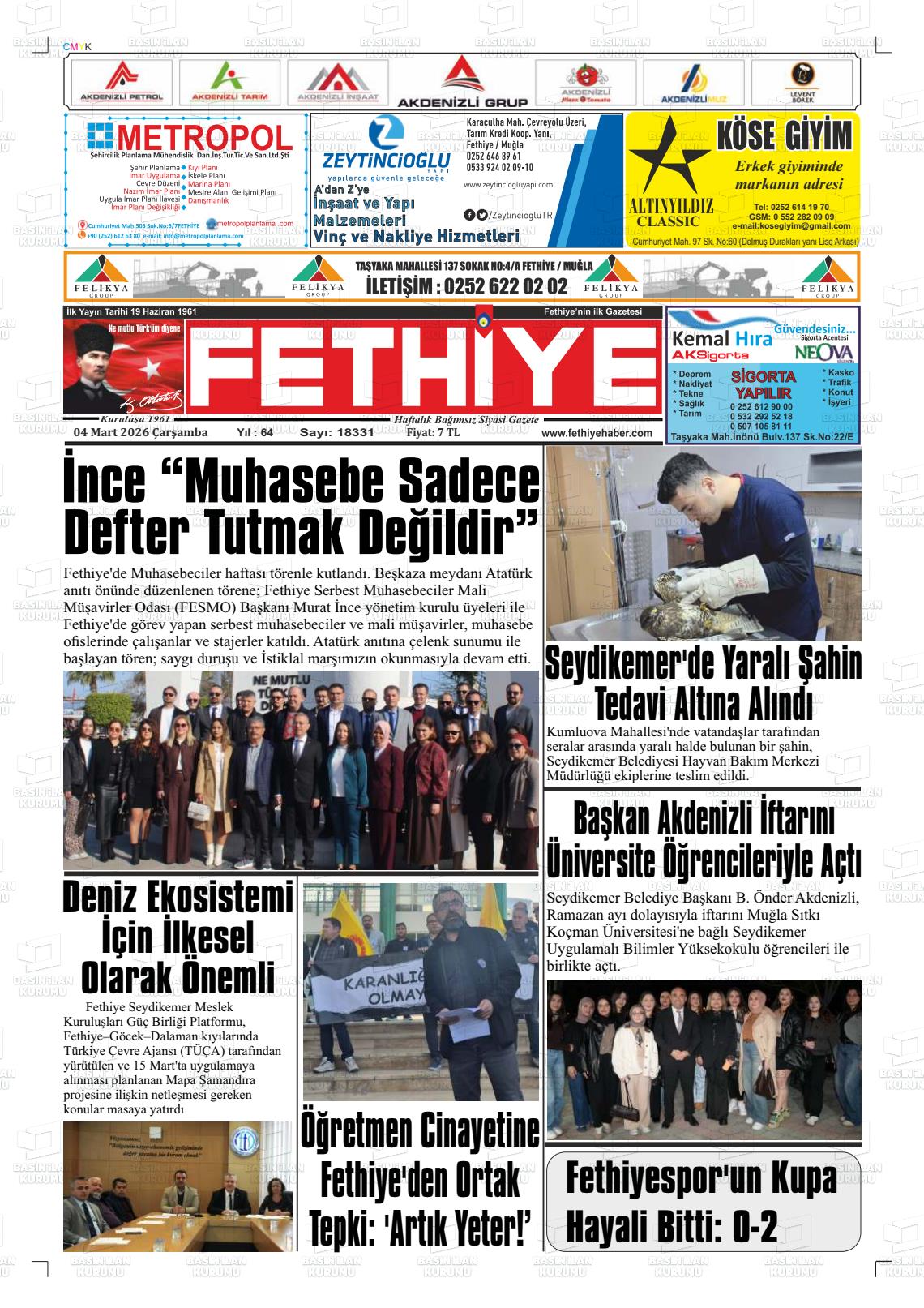 Mugla Fethiye 04.03.2026