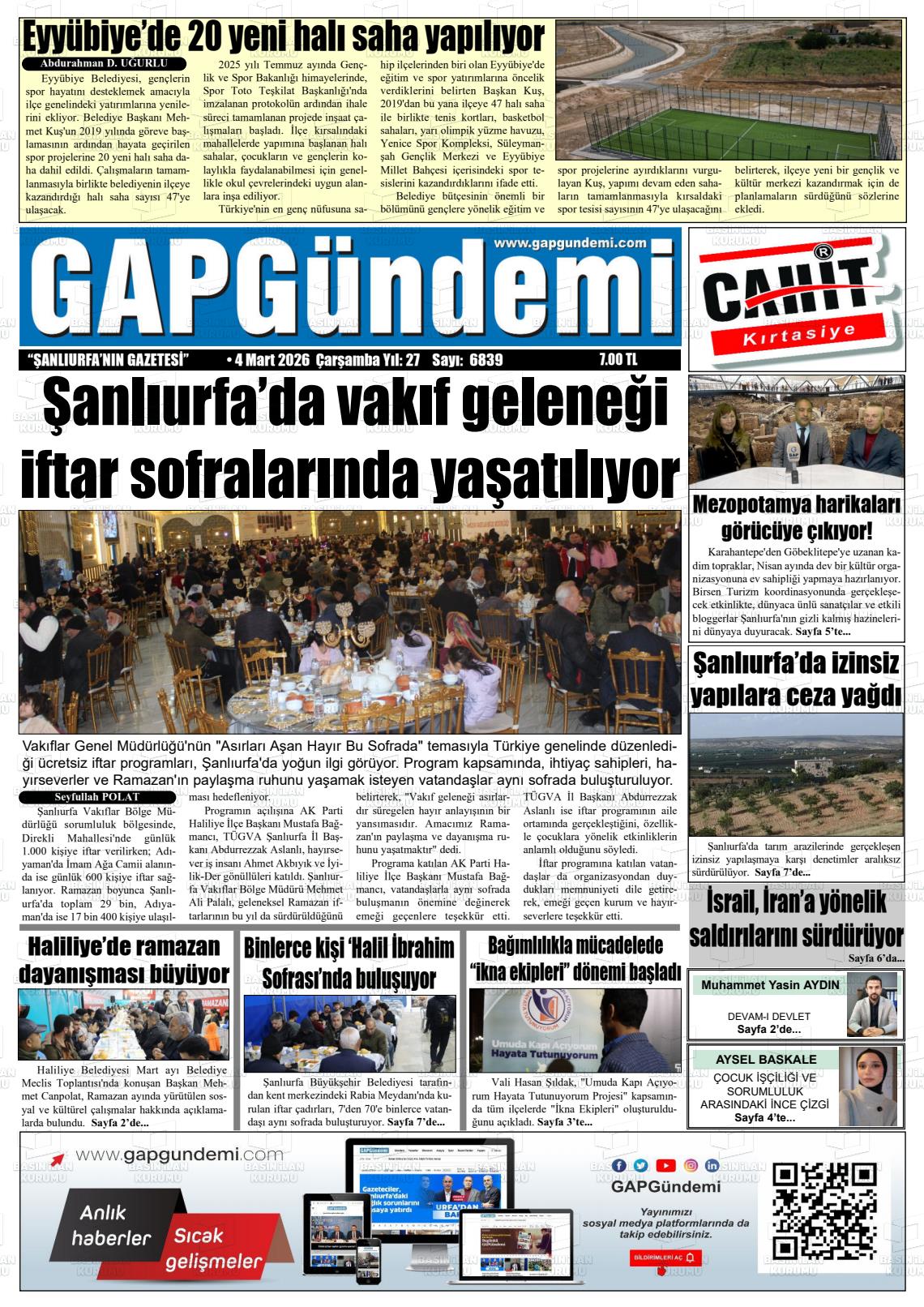 Sanliurfa Gapgundemi 04.03.2026