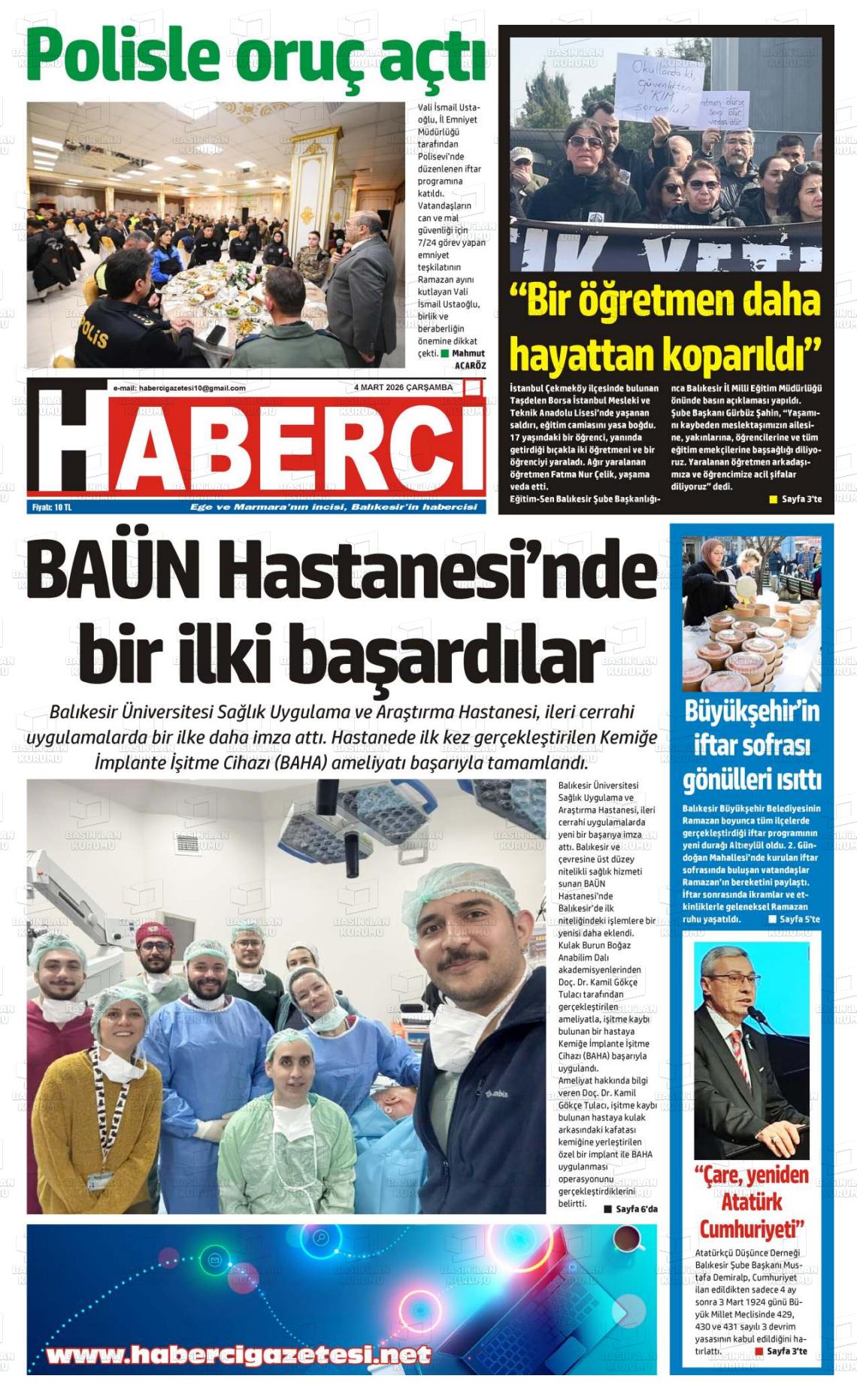 Mersin Haberci 04.03.2026