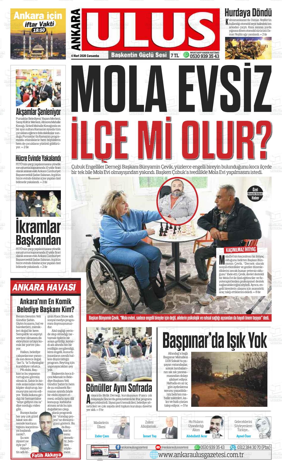 Ankara Habervaktim 04.03.2026