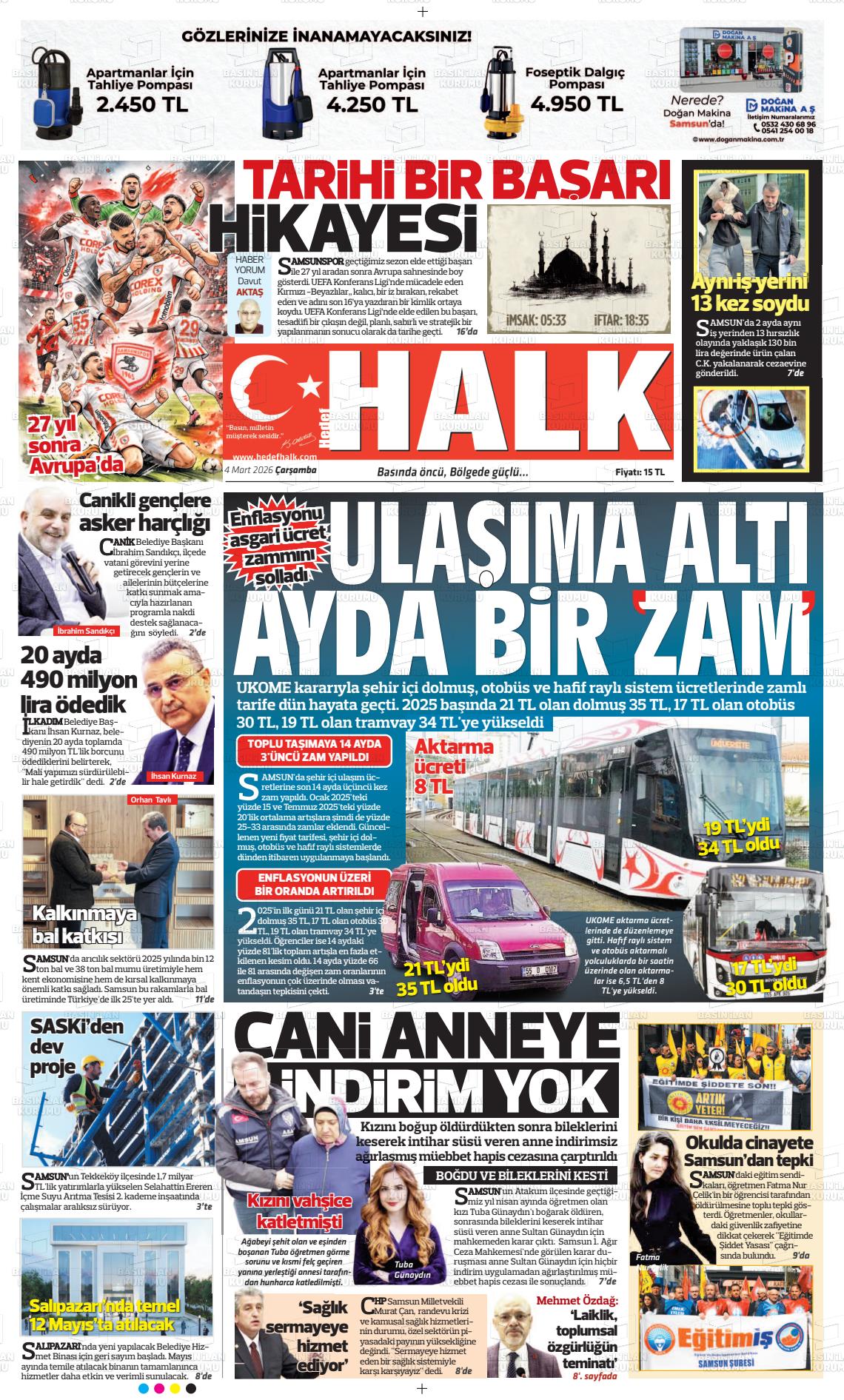 Samsun Hedefhalk 04.03.2026