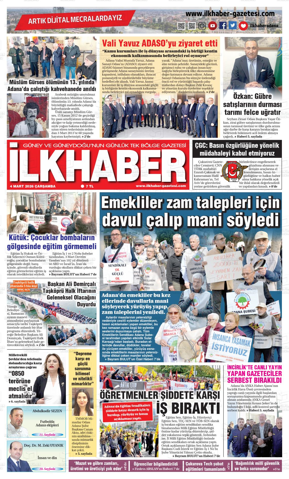 Adana Ilkhaber 04.03.2026