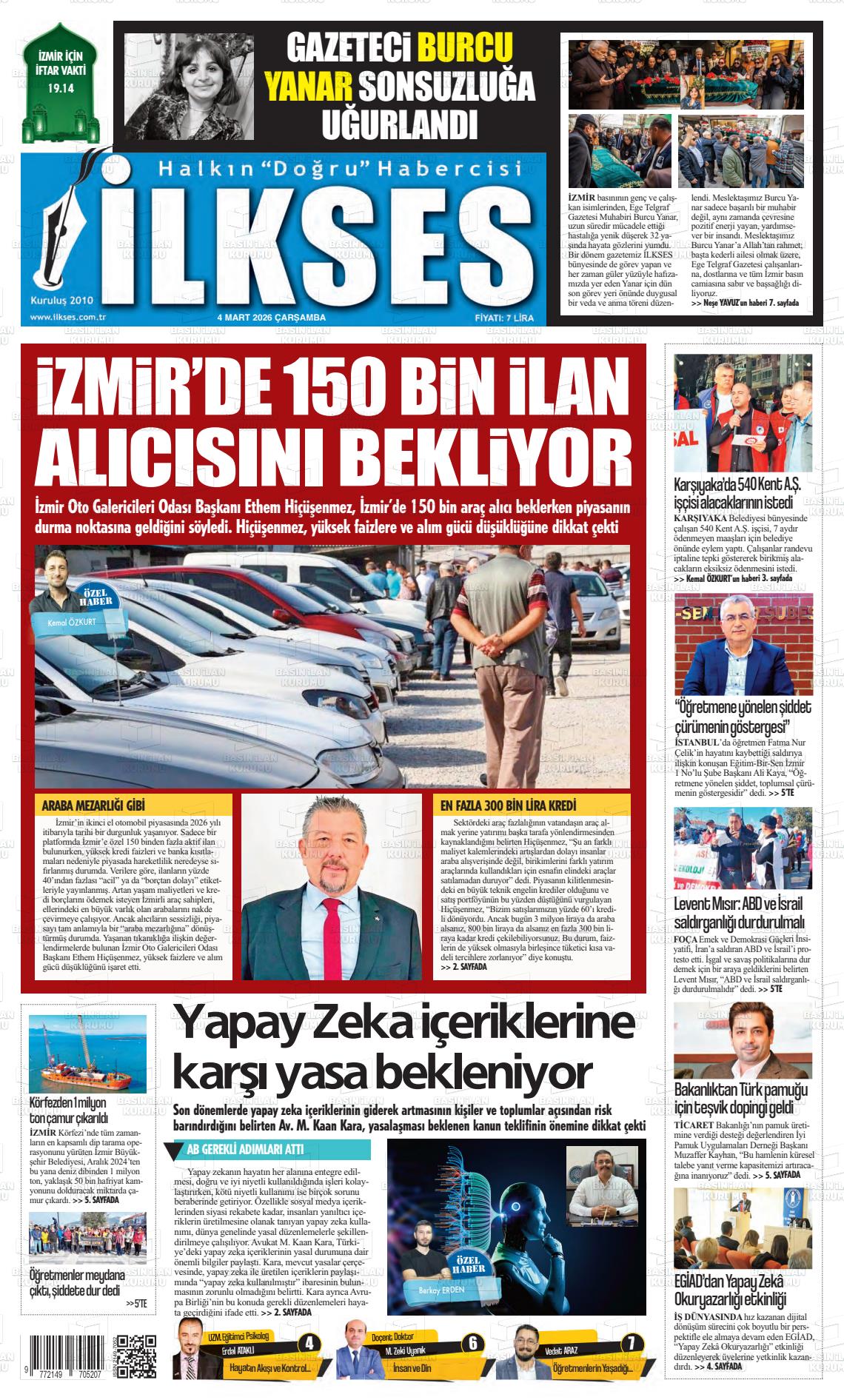 Izmir Ilkses 04.03.2026