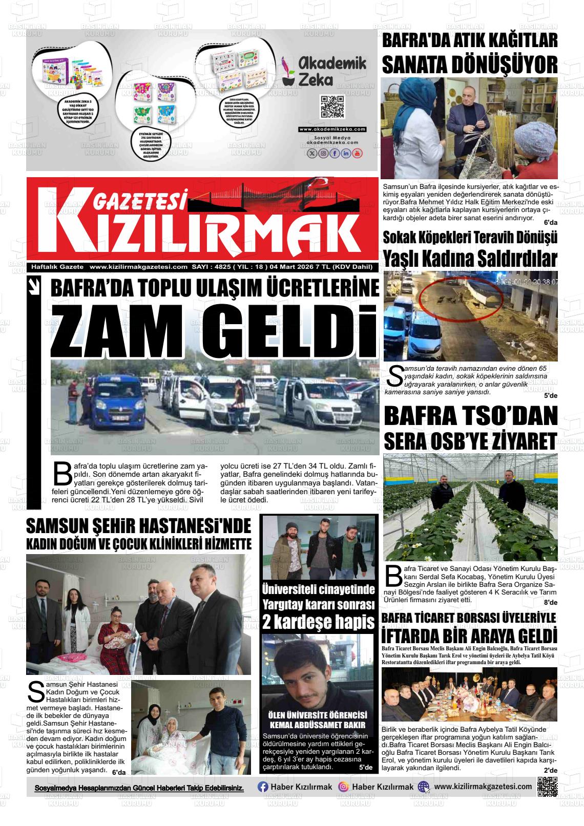 Samsun Kizilirmak 04.03.2026