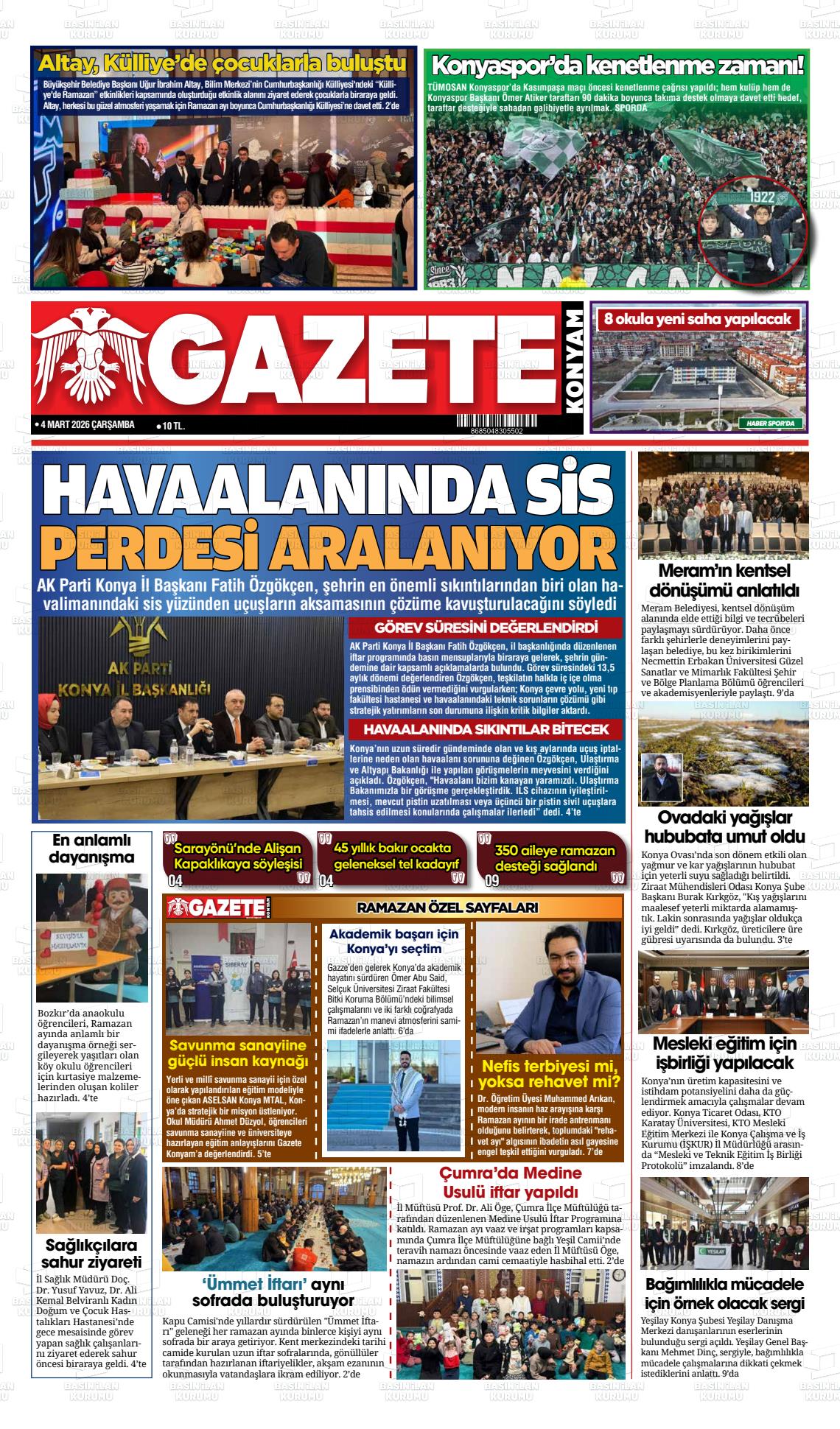 Konya Yenigun 04.03.2026