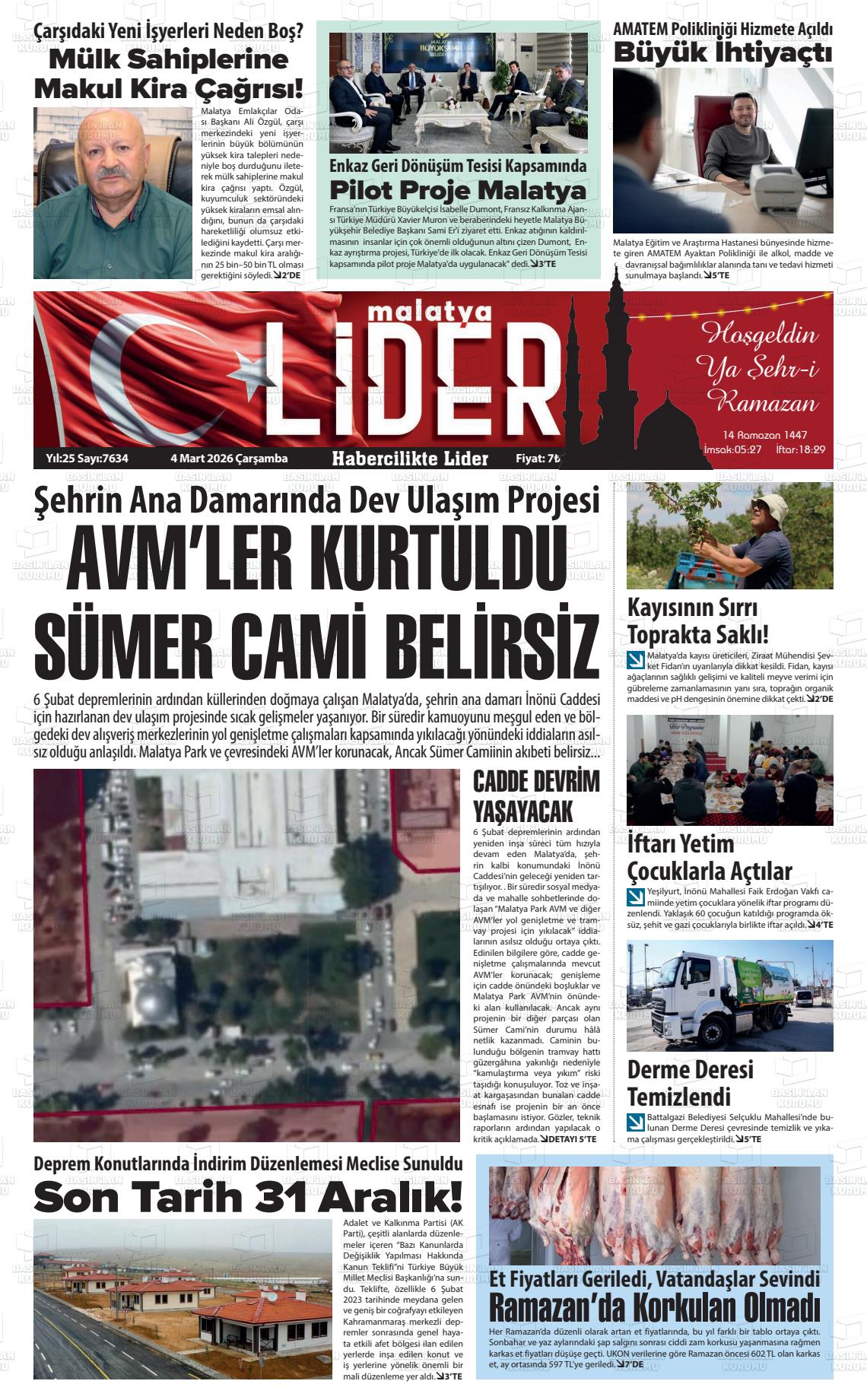 Malatya Sonsoz 04.03.2026