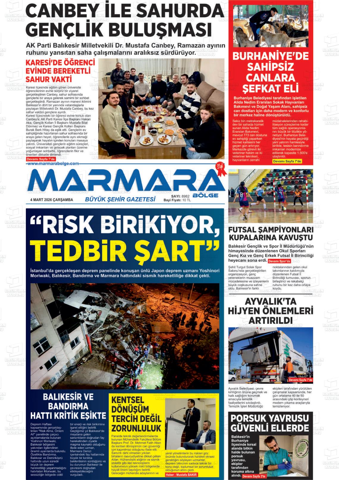 Balikesir Marmarabolge 04.03.2026