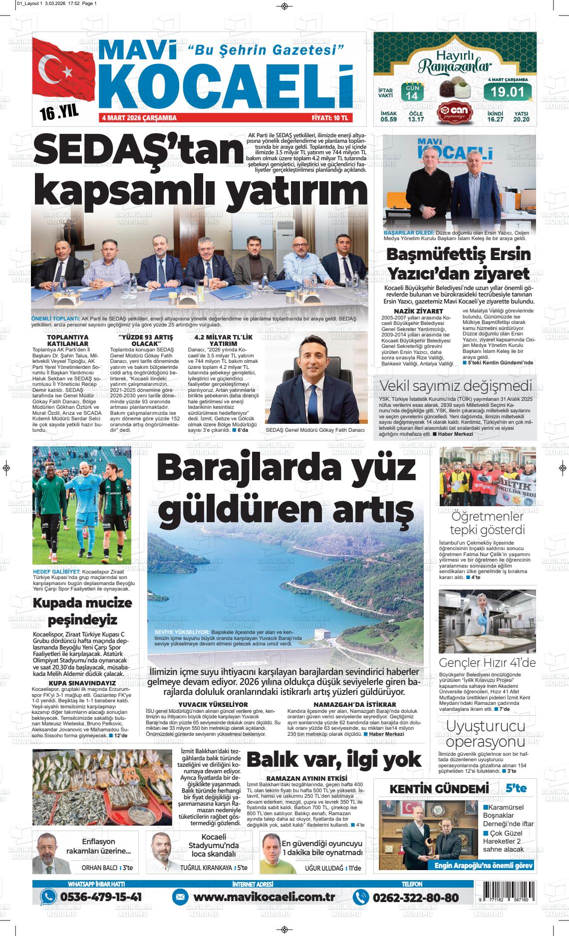 Kocaeli Mavi 04.03.2026