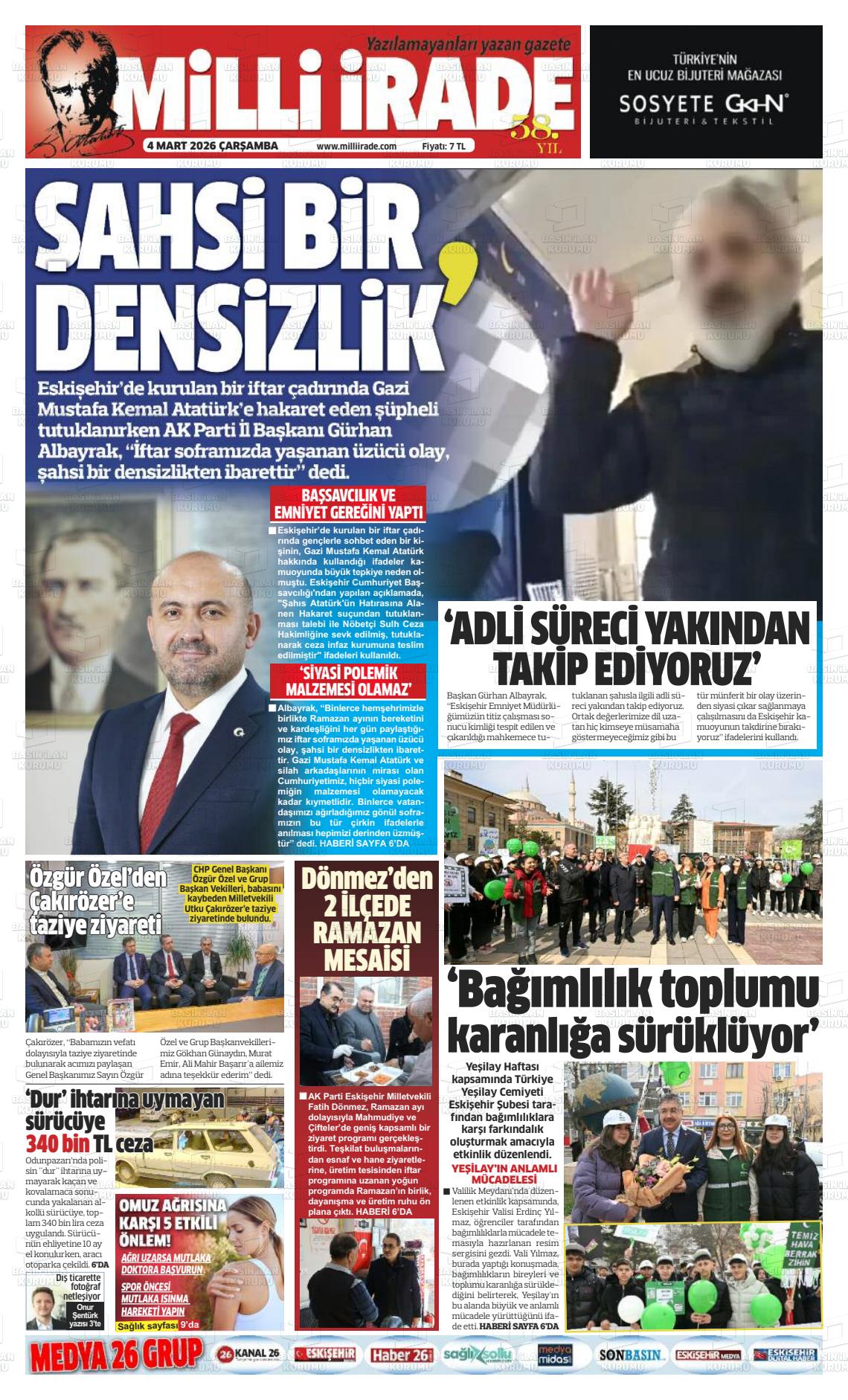 Konya Milliirade 04.03.2026