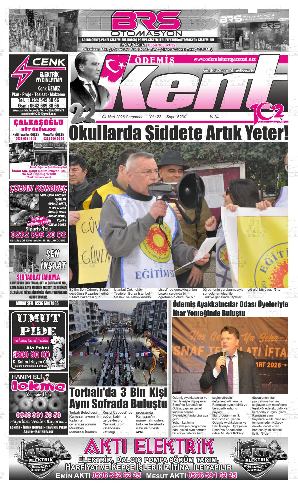 Izmir Odemiskent 04.03.2026