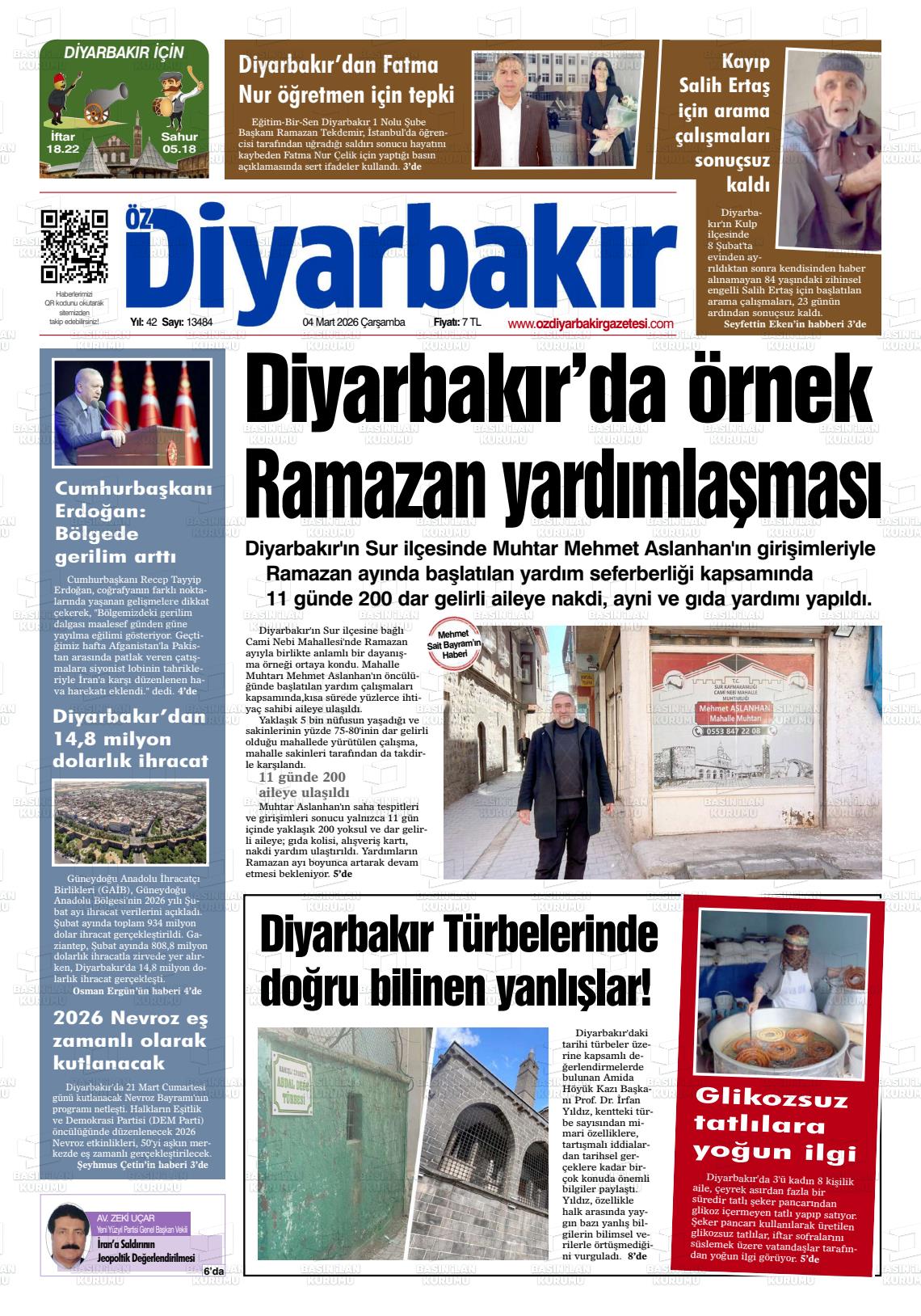 Diyarbakir Oz 04.03.2026