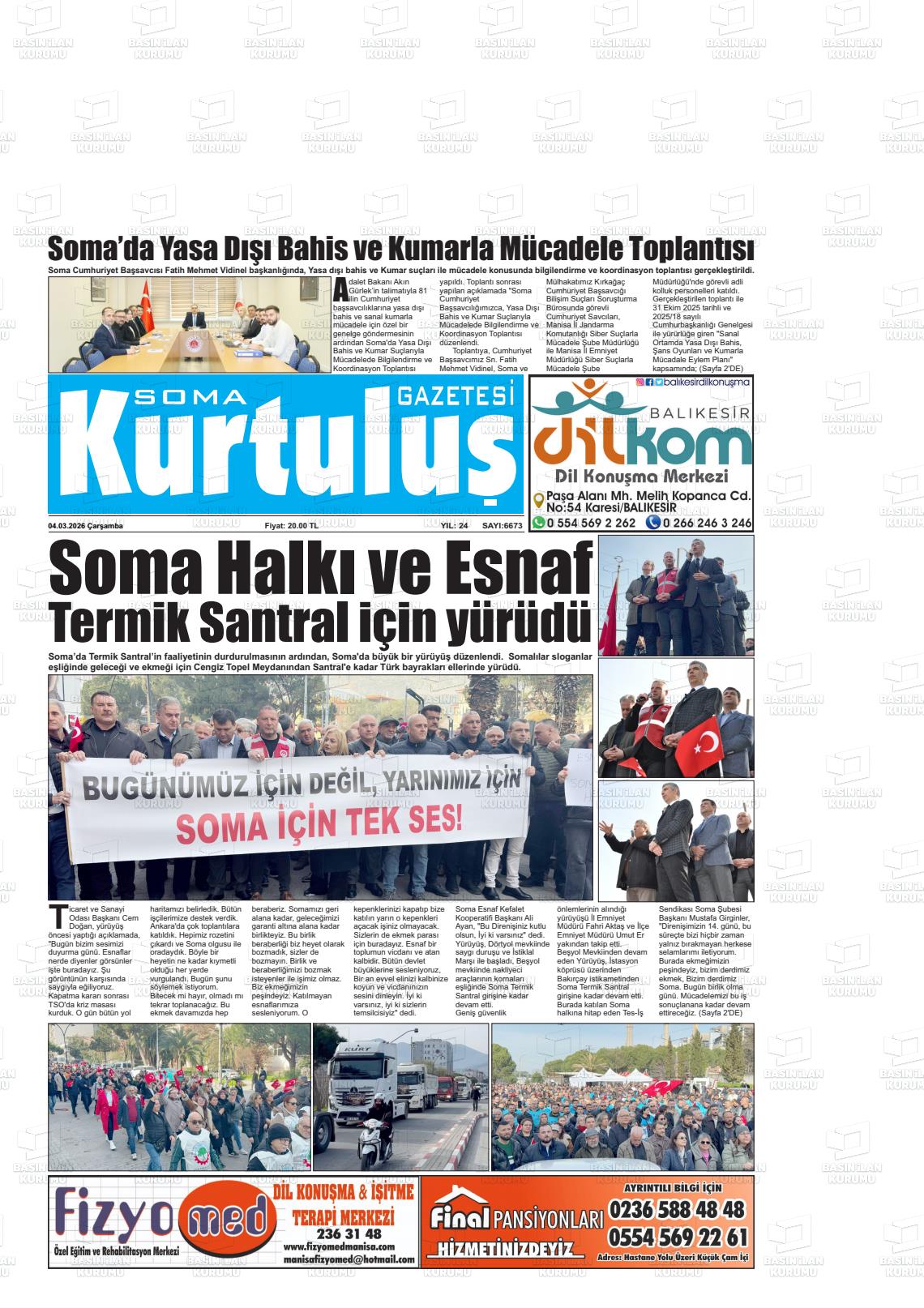 Manisa Somagundem 04.03.2026