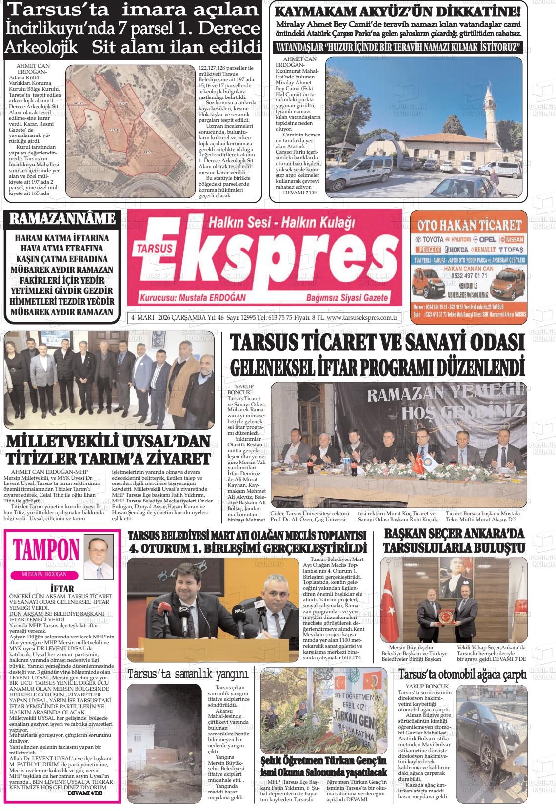 Mersin Tarsusekspres 04.03.2026
