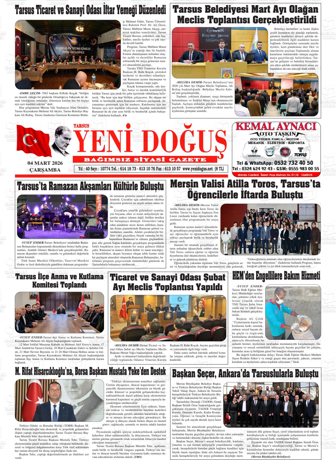 Mersin Tarsusyenidogus 04.03.2026