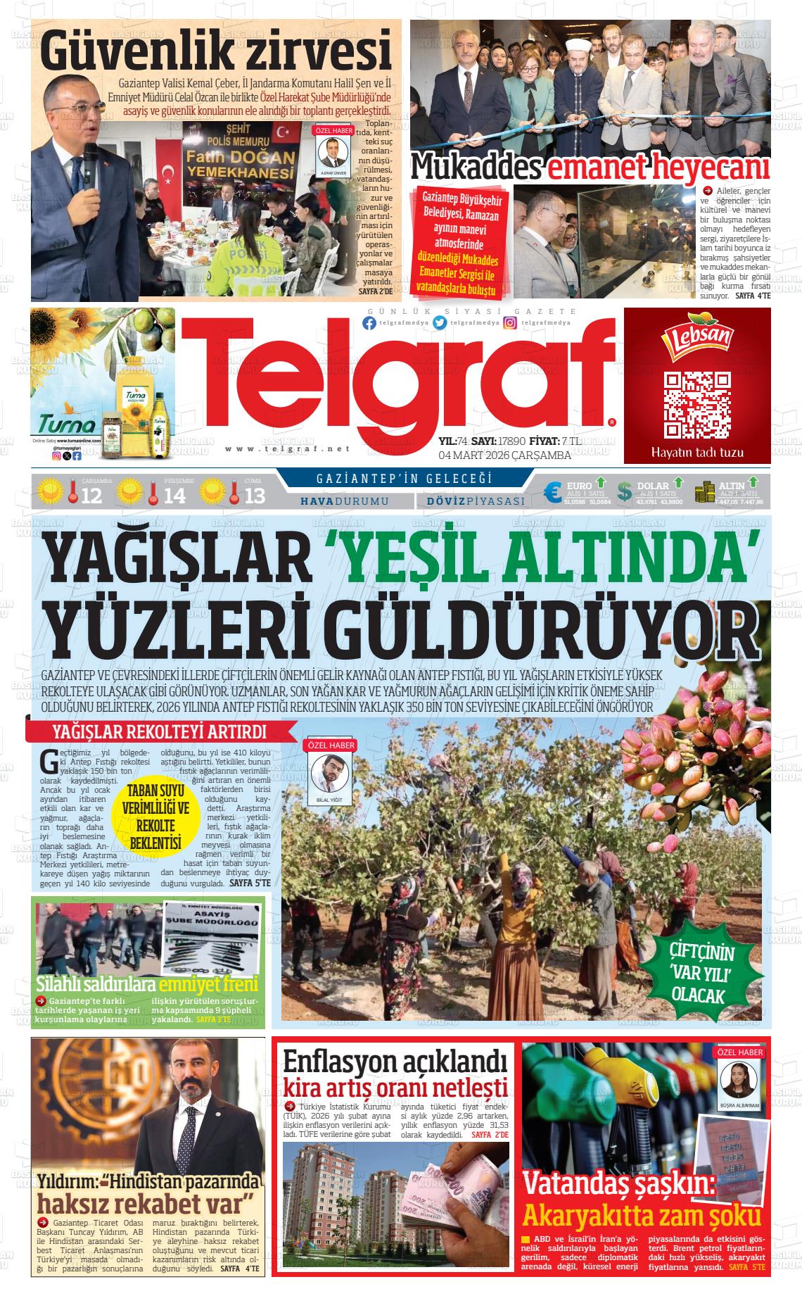 Gaziantep Telgraf 04.03.2026