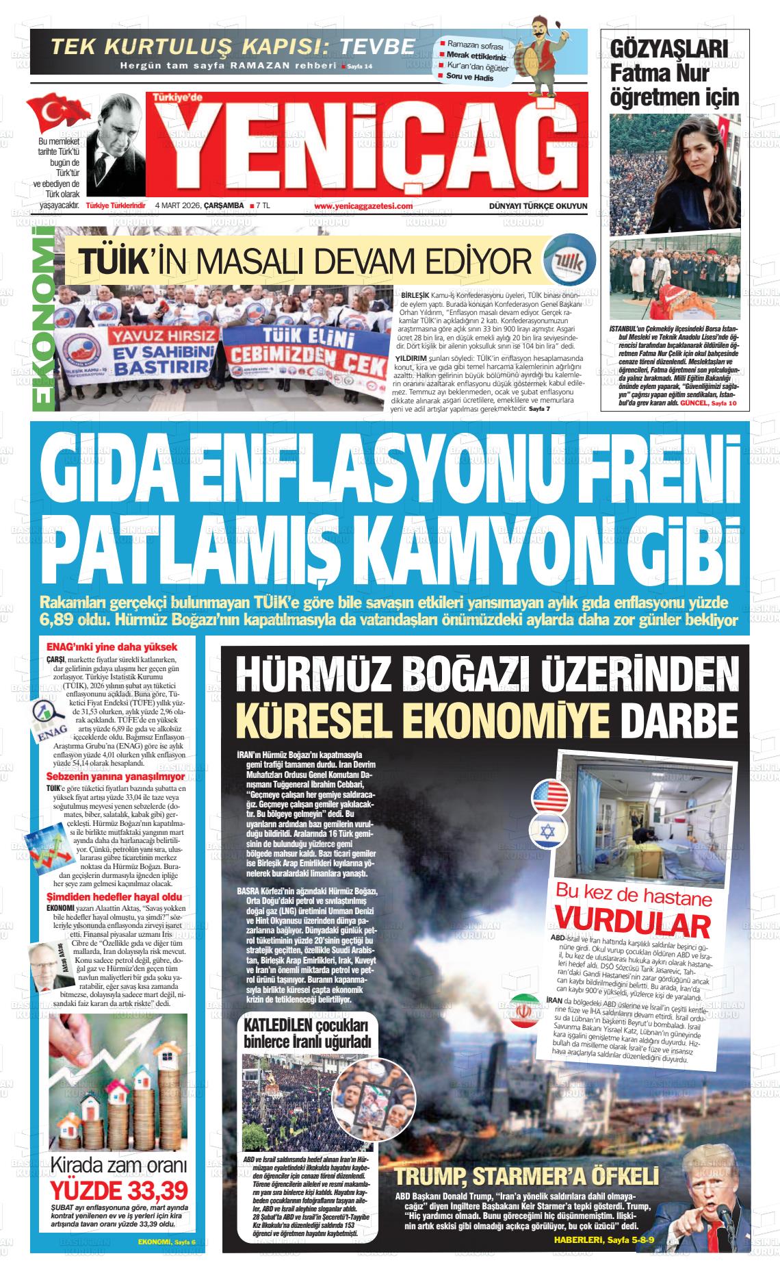 Istanbul Turkiyedeyenicag 04.03.2026