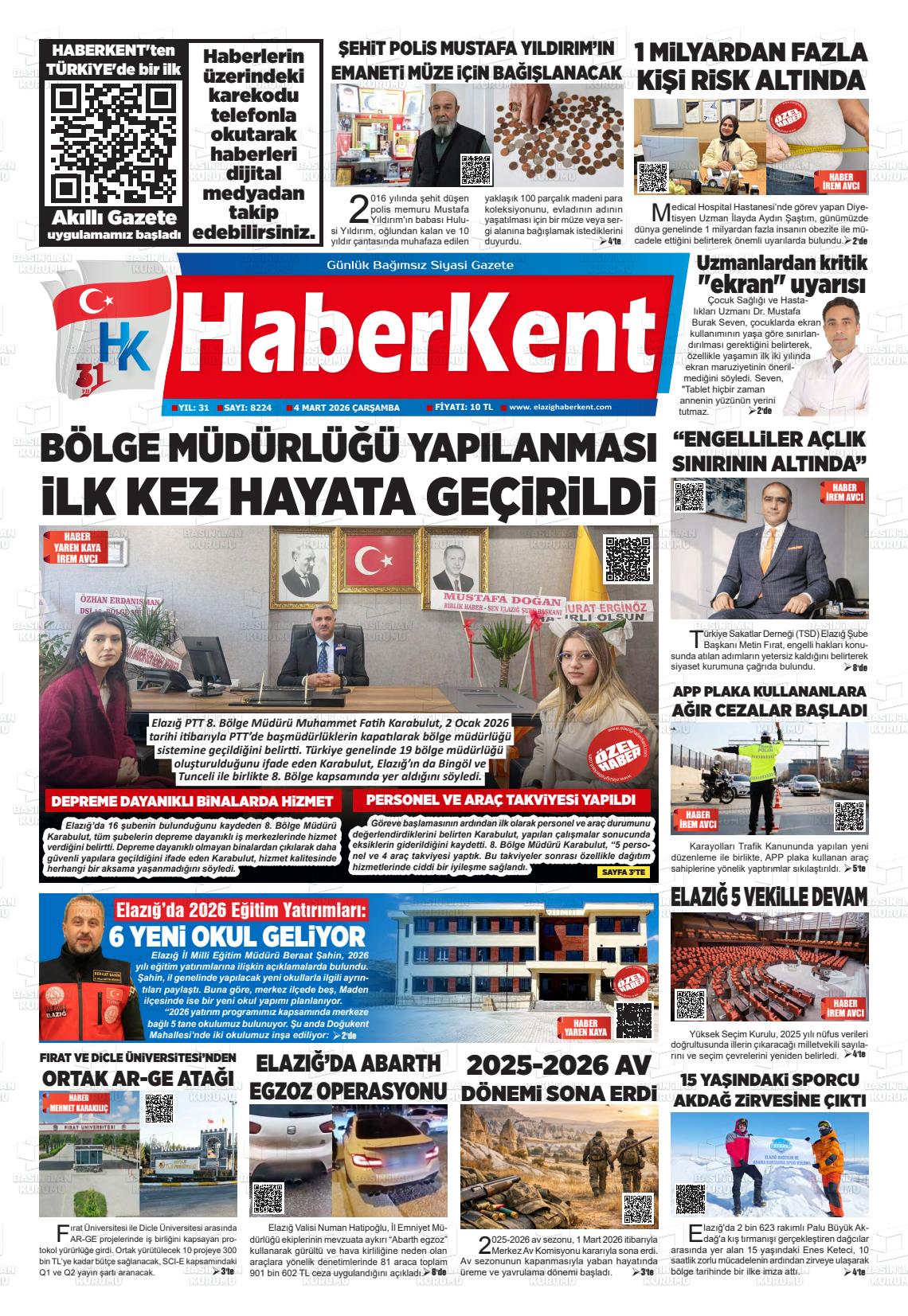 Elazig Yenicag 04.03.2026